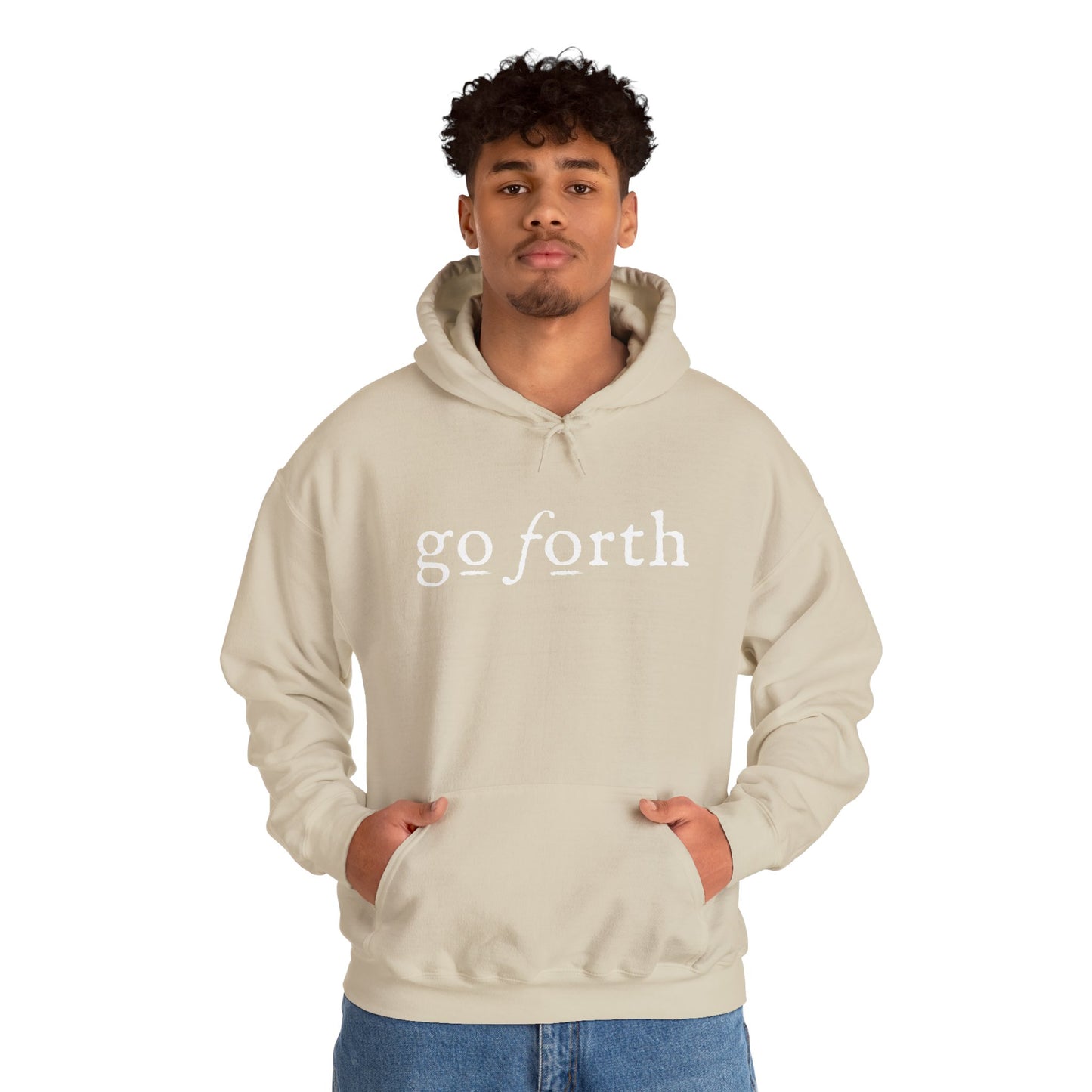 GO FORTH MEN'S Hooded Sweatshirt