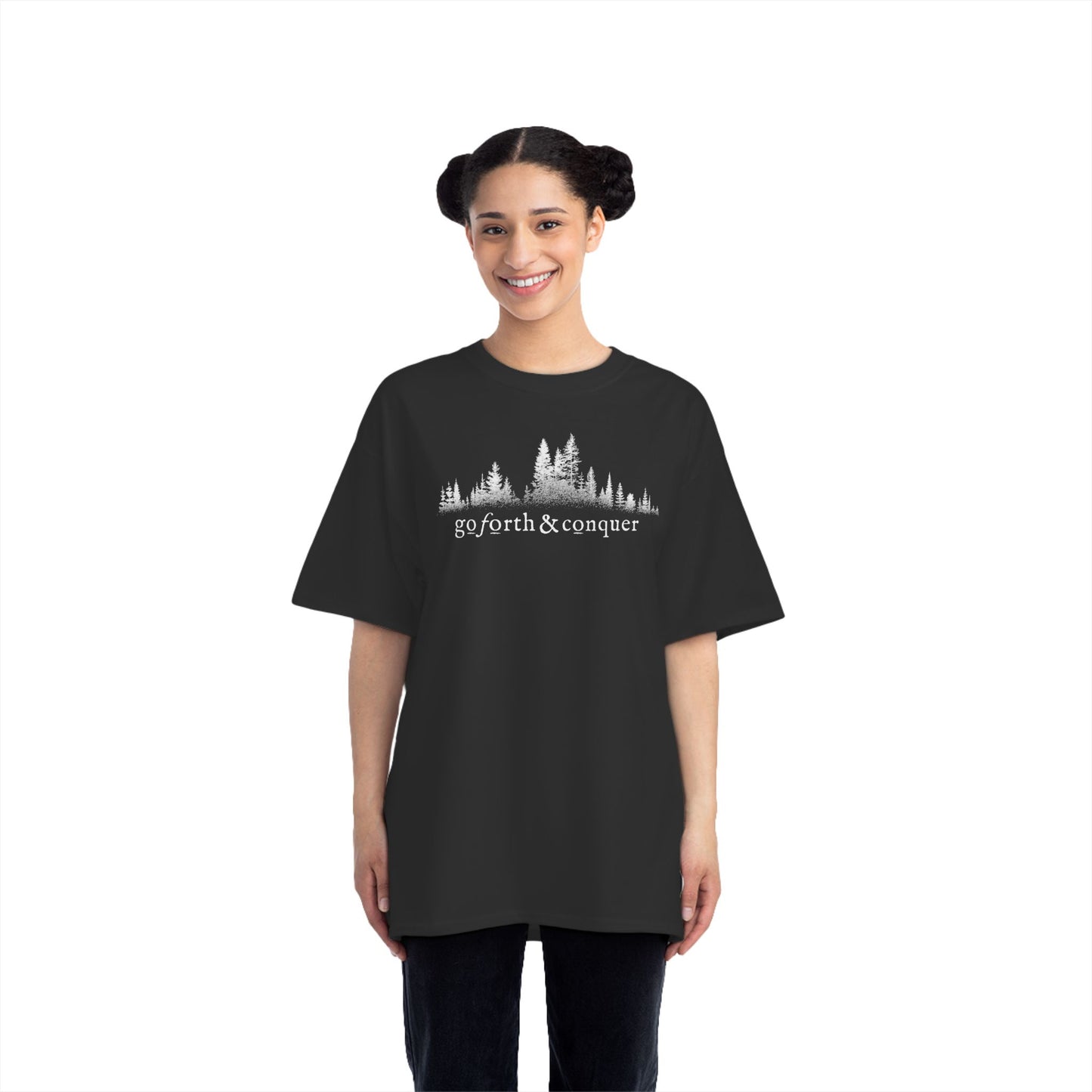 GO FORTH AND CONQUER ADVENTURE T-shirt