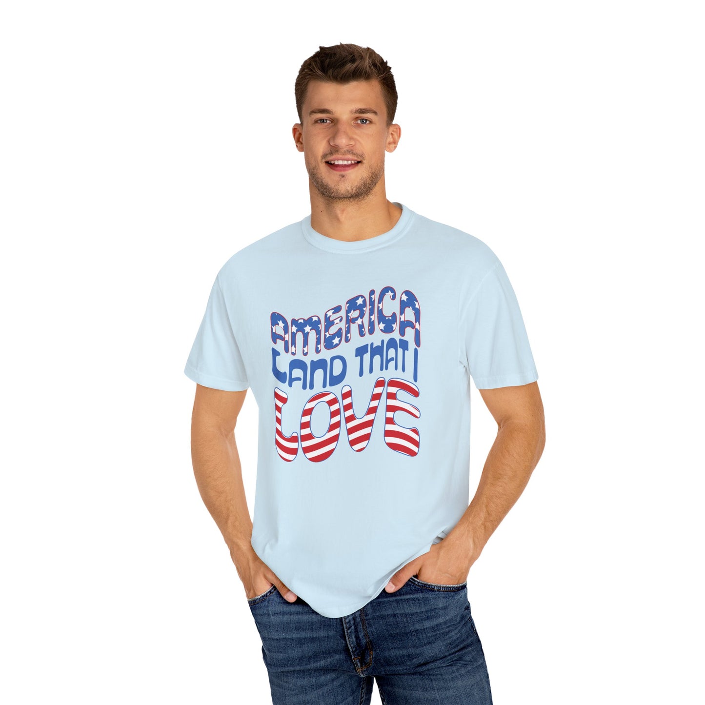 AMERICA LAND THAT I LOVE - Patriotic T-Shirt
