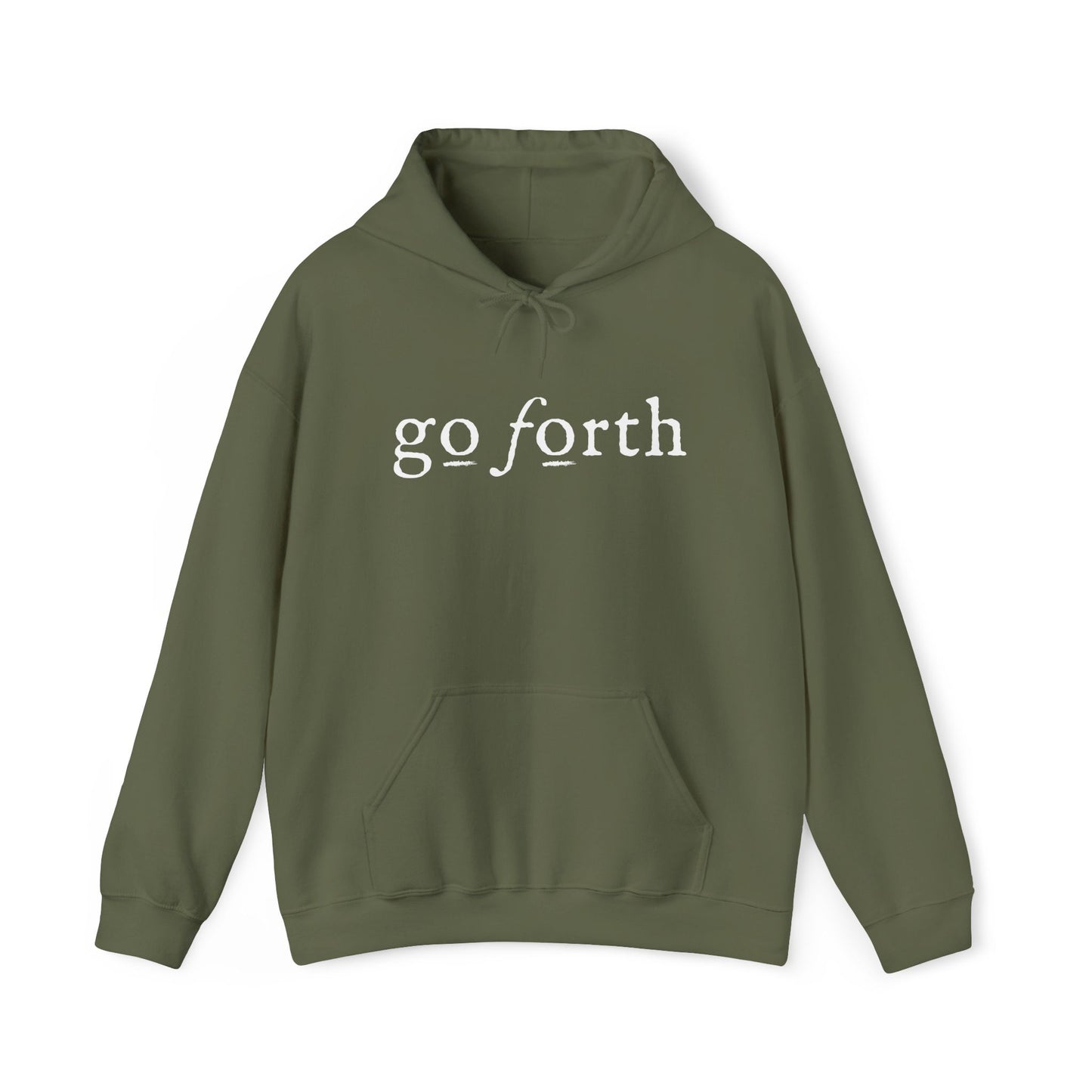 GO FORTH MEN'S Hooded Sweatshirt