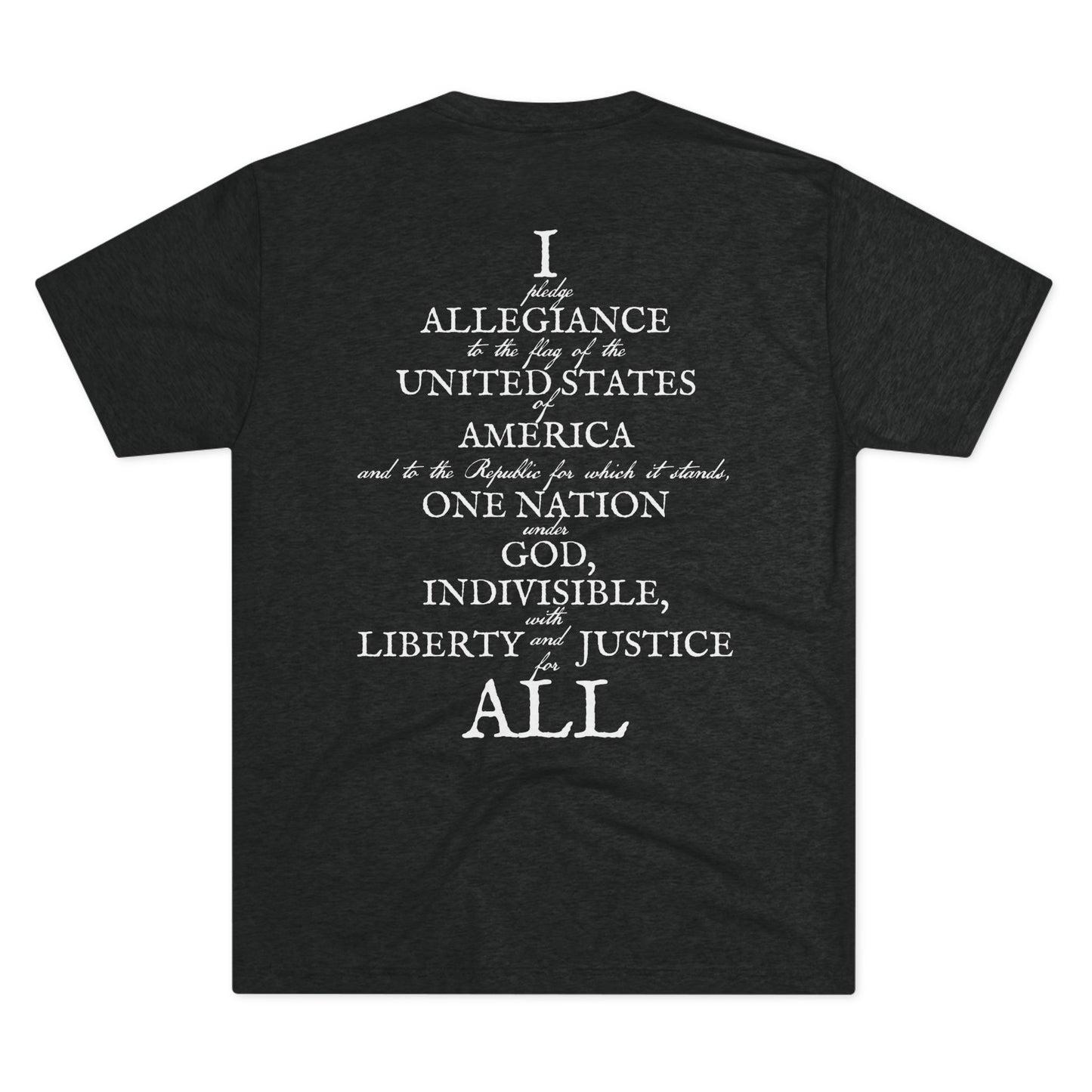 WEAR YOUR ALLEGIANCE Unisex Tri-Blend Crew Tee