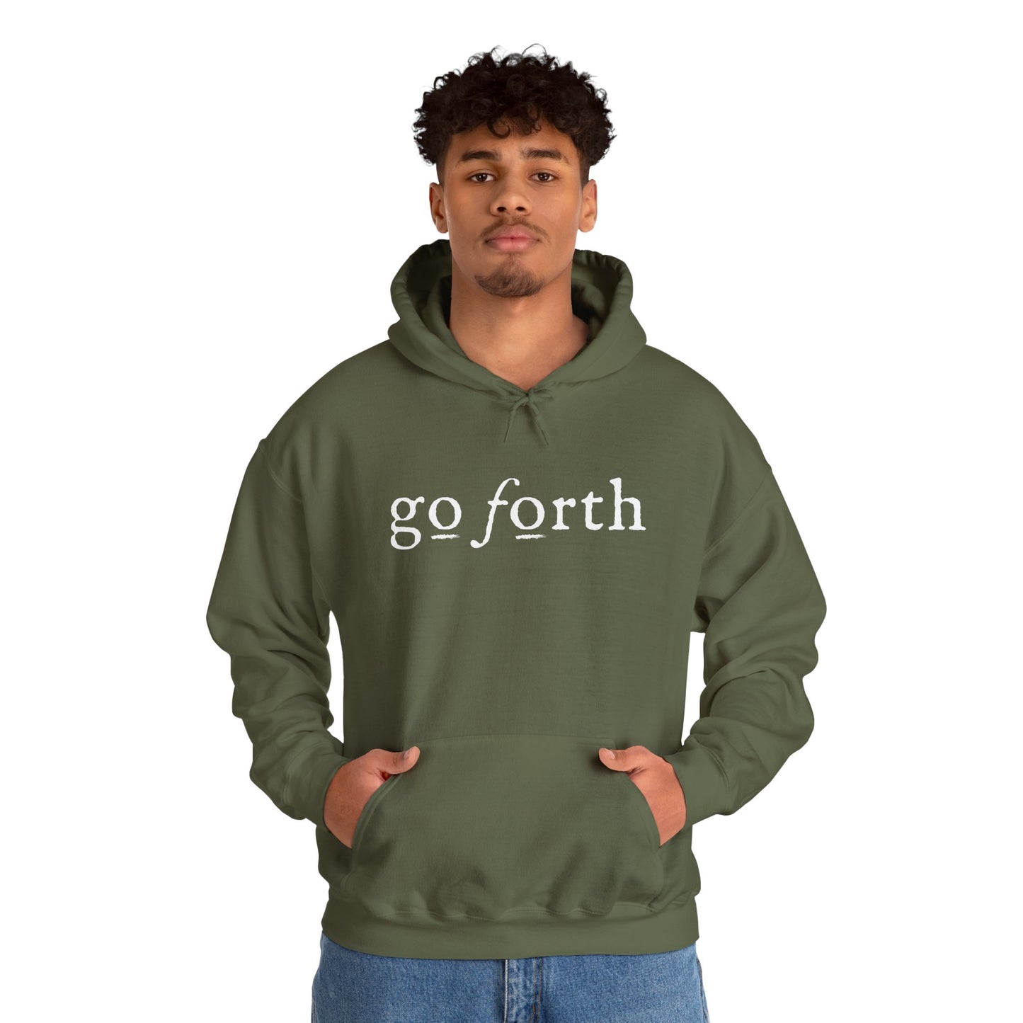 GO FORTH MEN'S Hooded Sweatshirt
