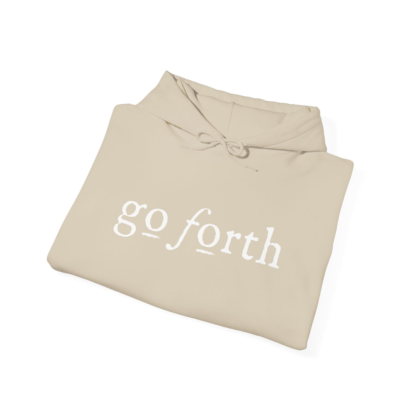 GO FORTH MEN'S Hooded Sweatshirt