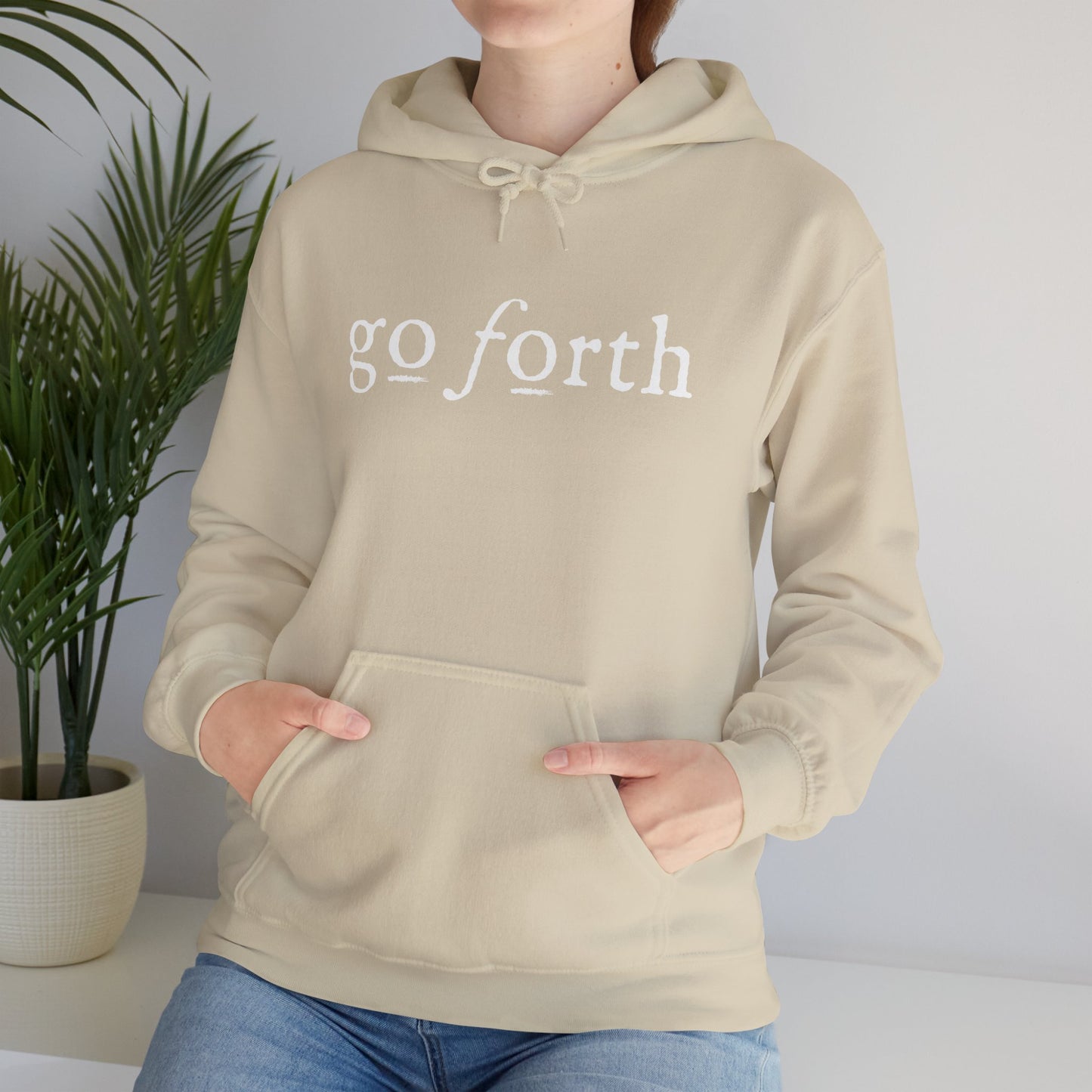 GO FORTH MEN'S Hooded Sweatshirt