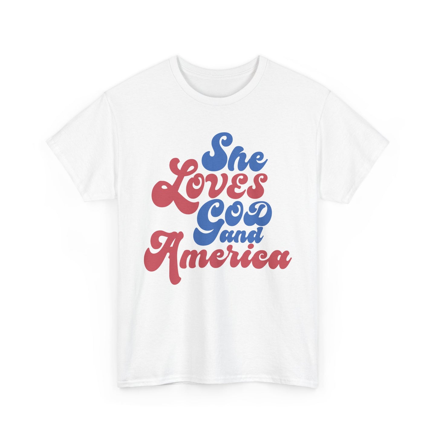She loves God and America- Unisex Tee