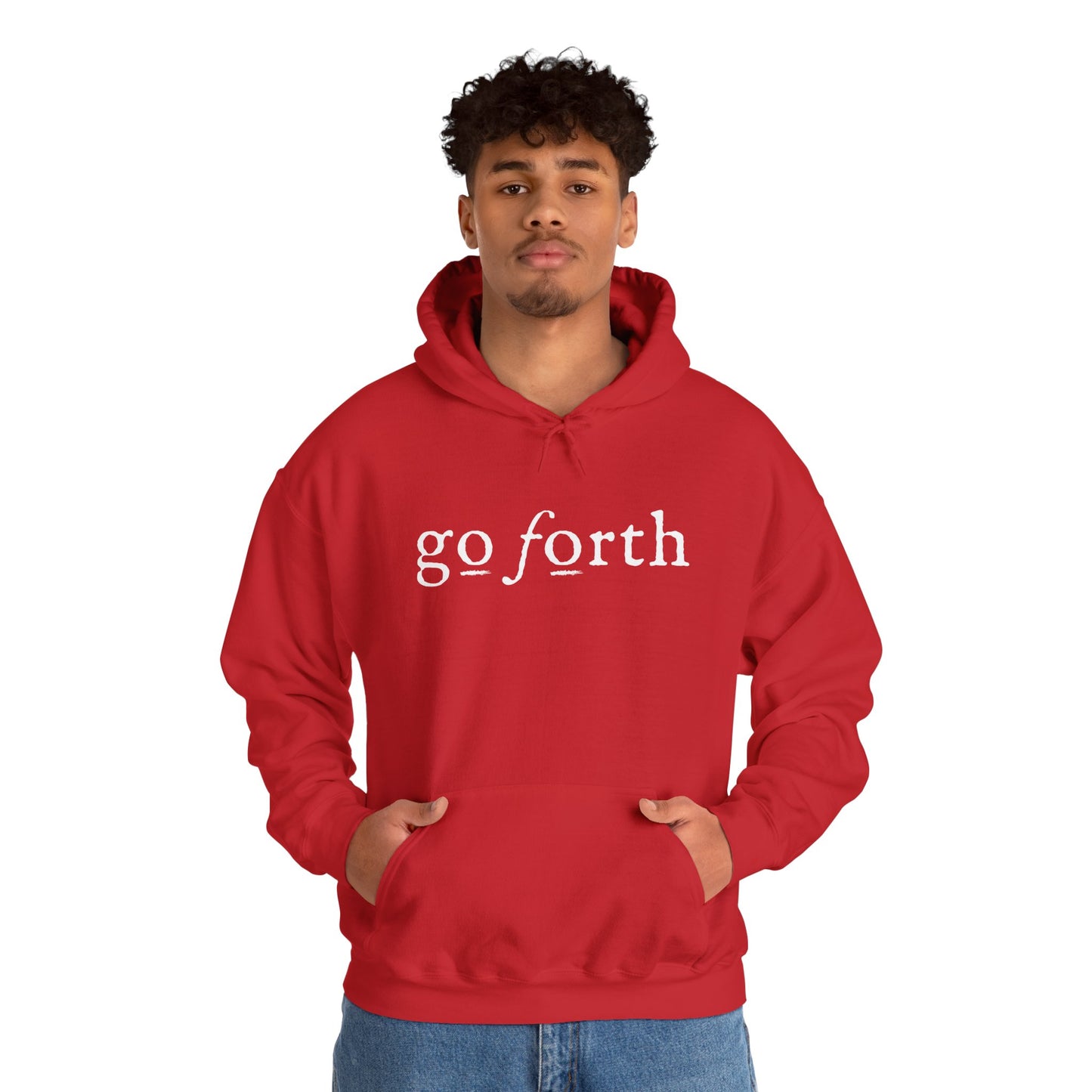 GO FORTH MEN'S Hooded Sweatshirt