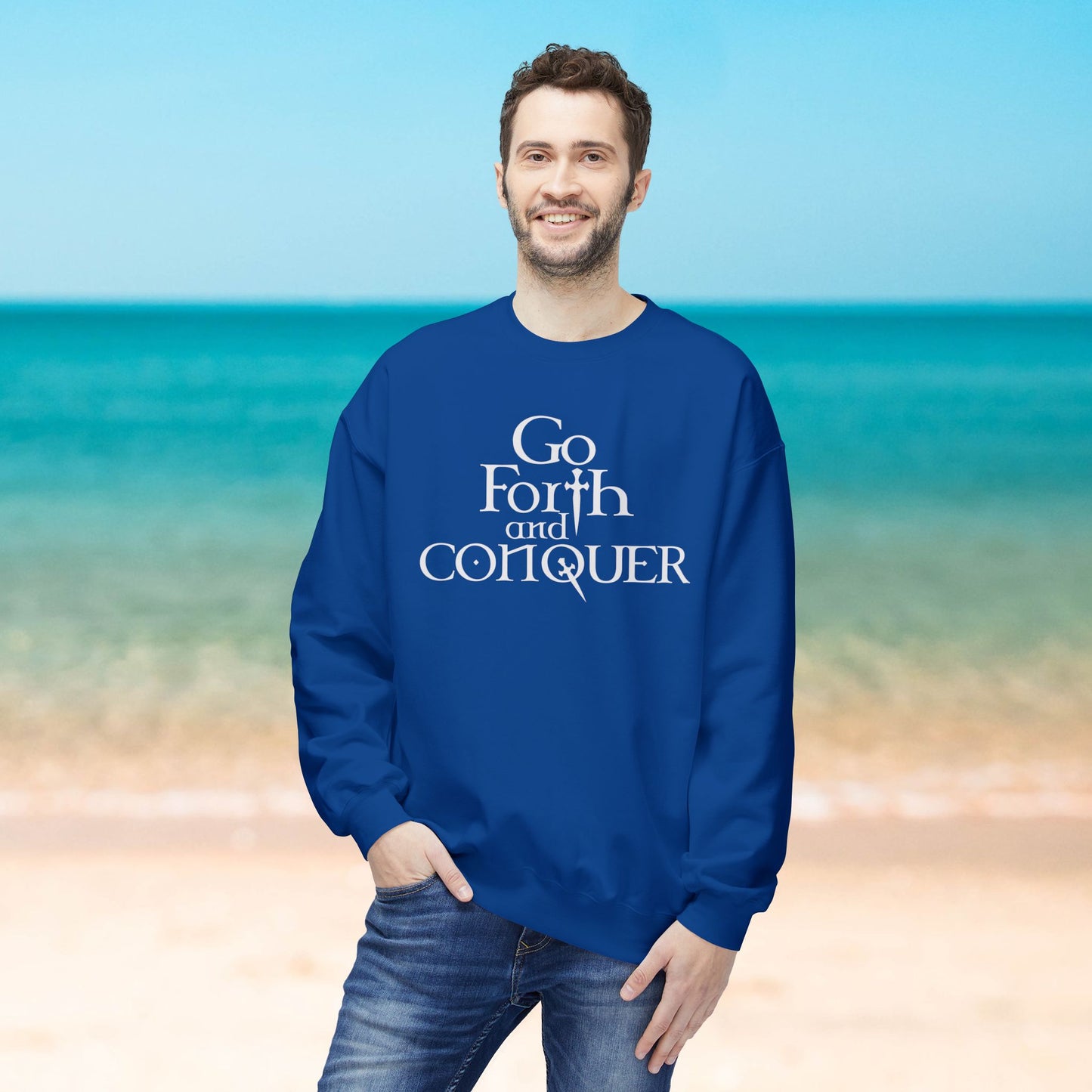 GO FORTH AND CONQUER - Unisex Sweatshirt