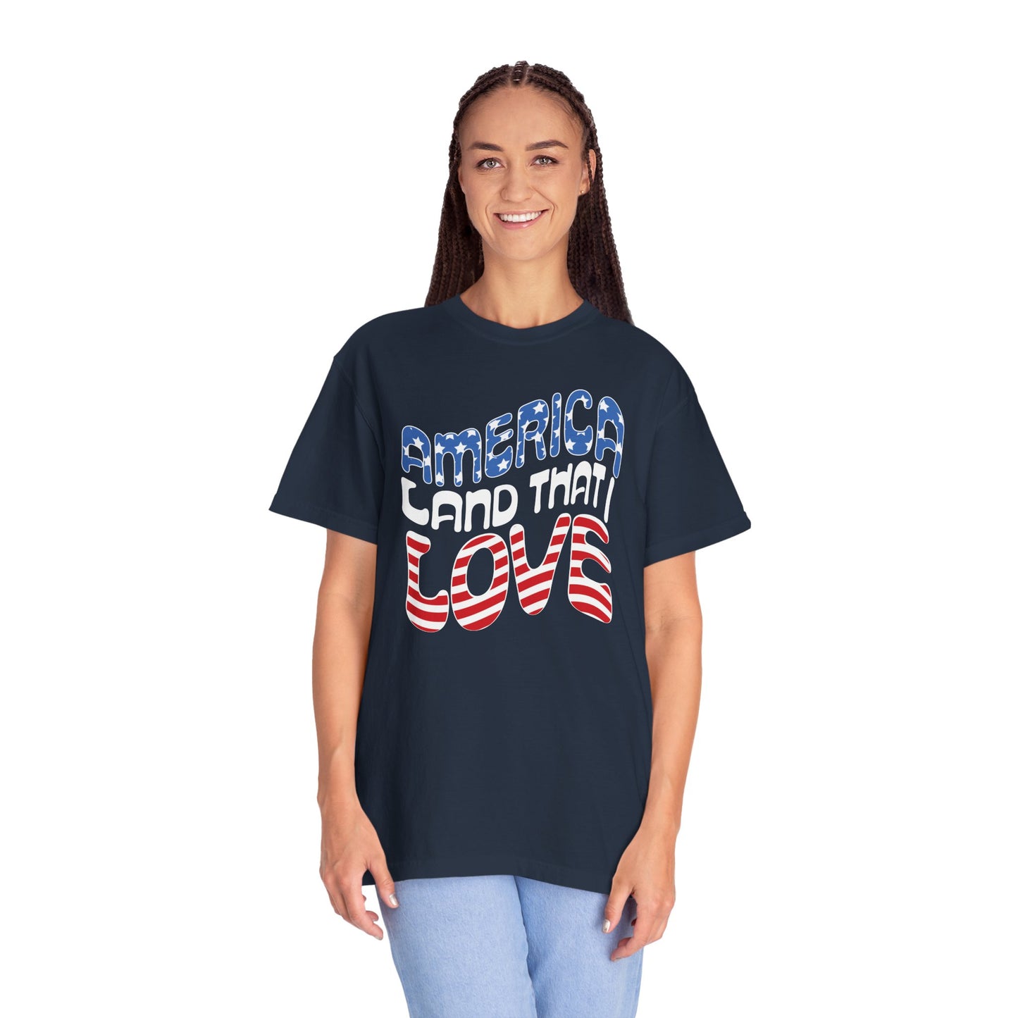 AMERICA LAND THAT I LOVE - Patriotic T-Shirt