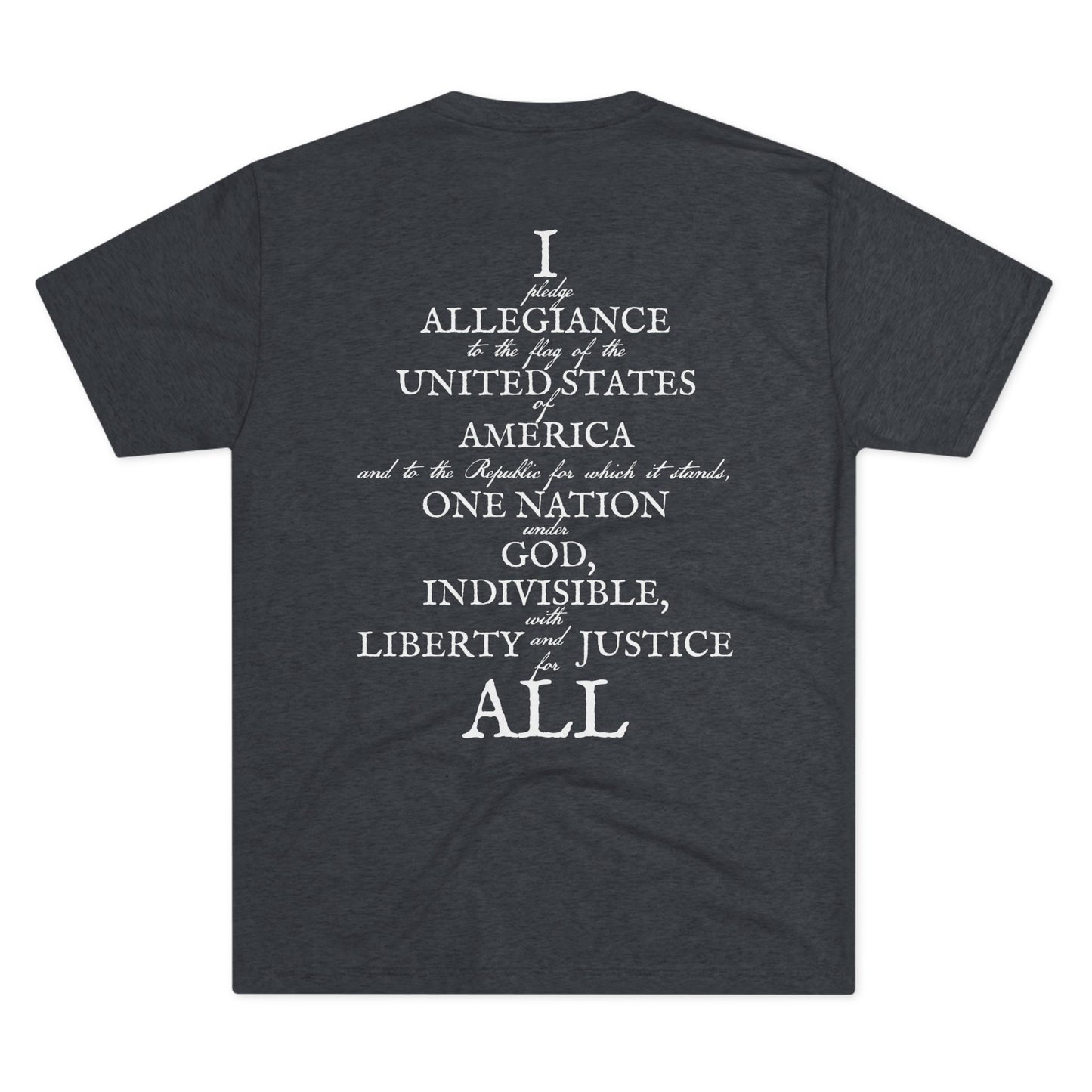 WEAR YOUR ALLEGIANCE Unisex Tri-Blend Crew Tee
