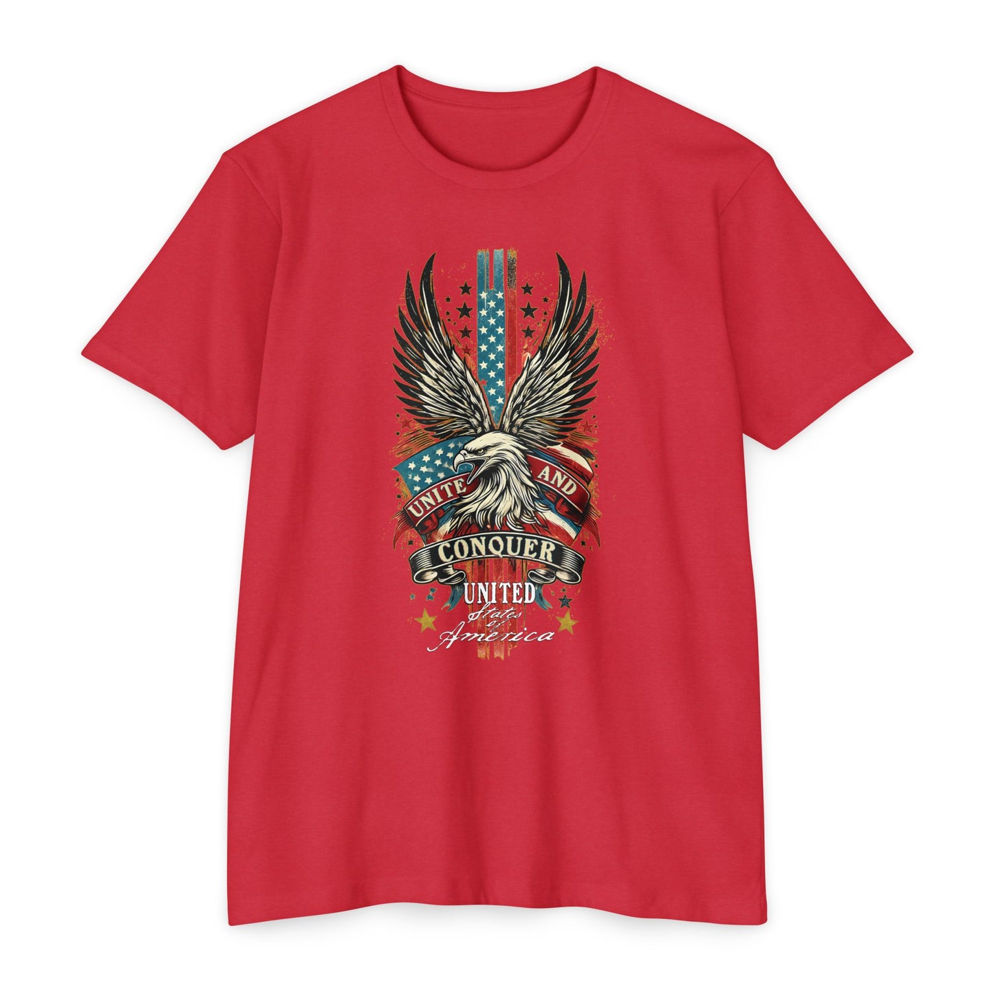 UNITE AND CONQUER Unisex CVC Jersey T-shirt