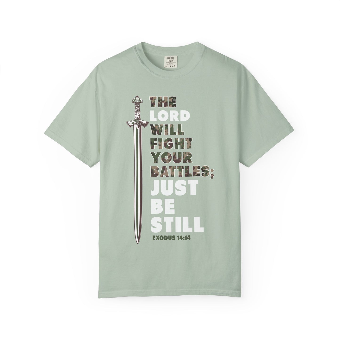 THE LORD WILL FIGHT YOUR BATTLES Oversized Tee