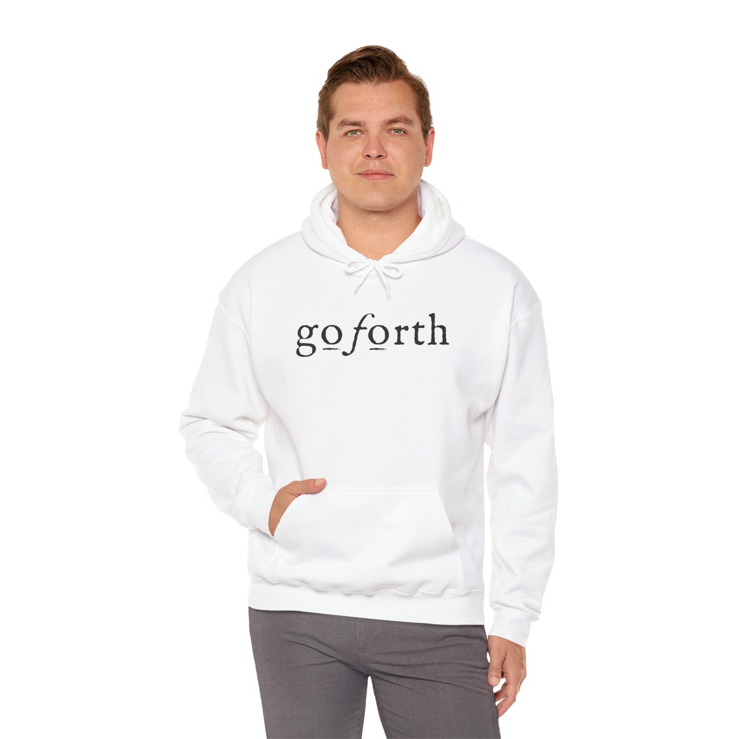 GO FORTH MEN'S Hooded Sweatshirt