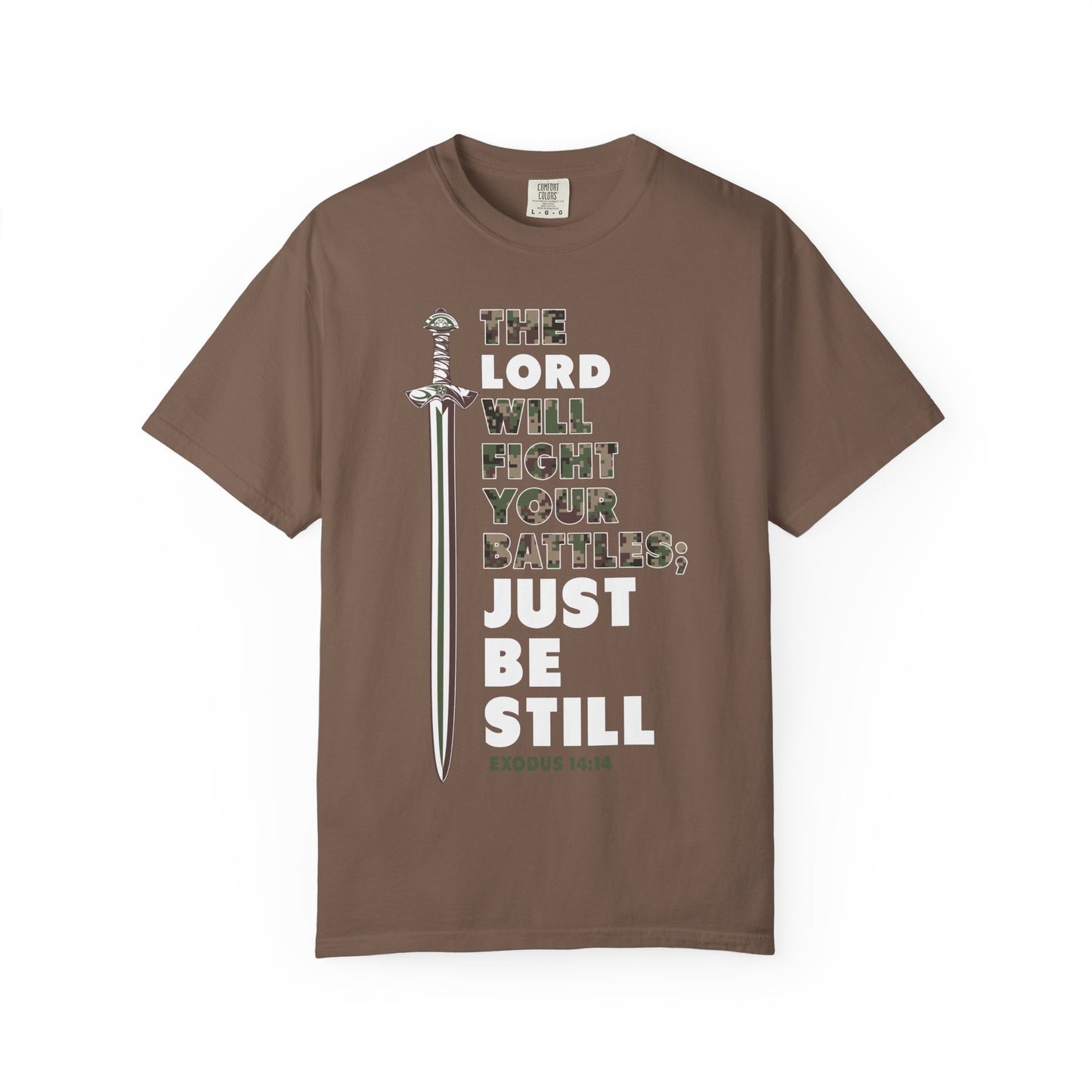 THE LORD WILL FIGHT YOUR BATTLES Oversized Tee