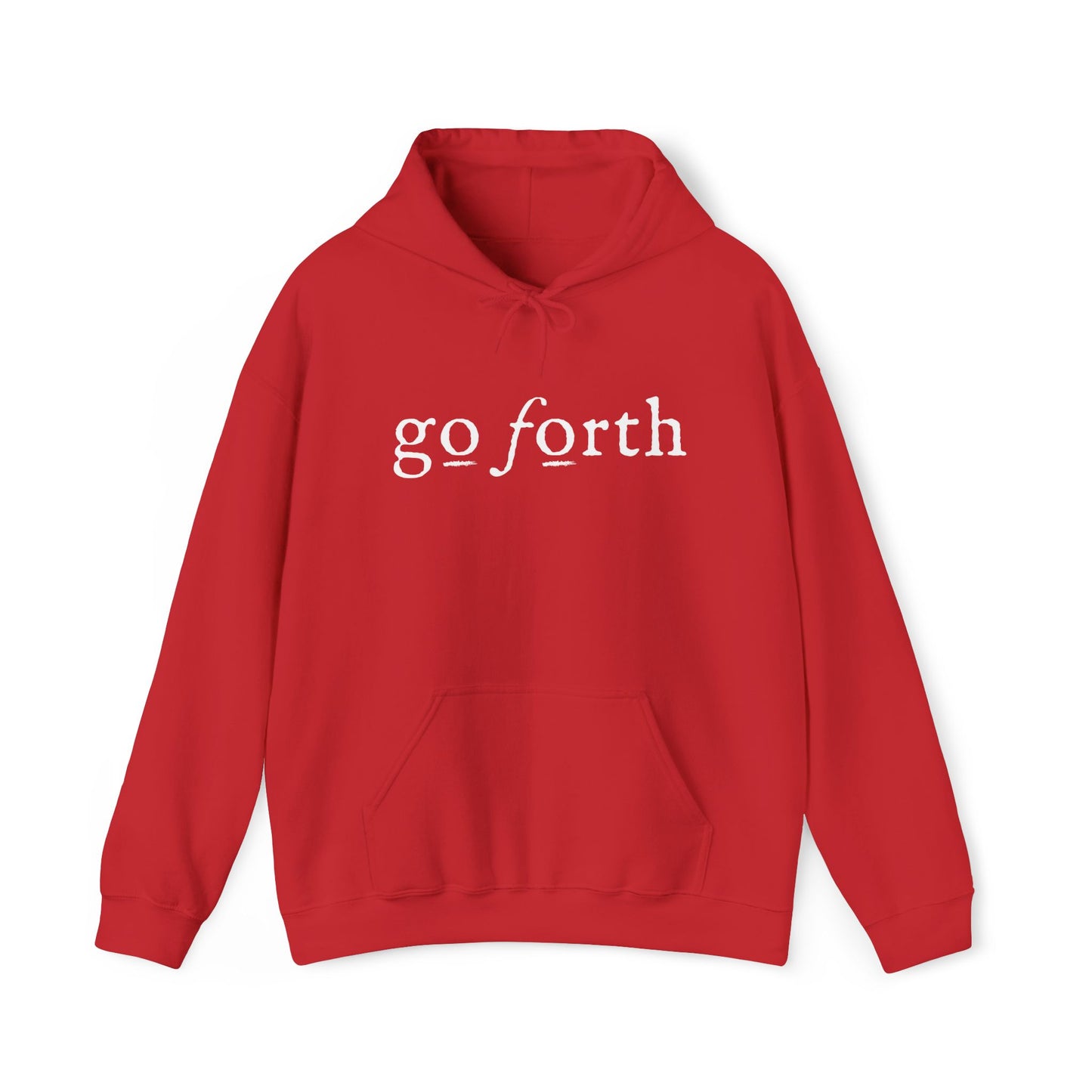 GO FORTH MEN'S Hooded Sweatshirt