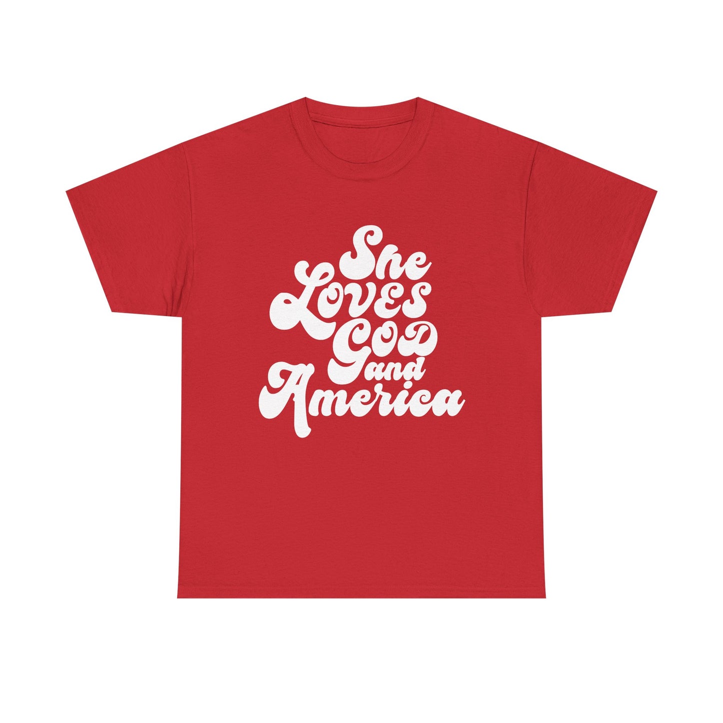 She loves God and America- Unisex Tee