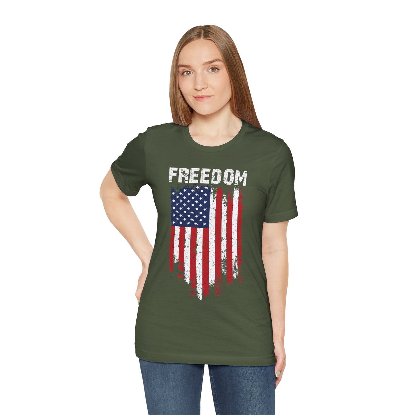 FREEDOM FLAG The Life Unisex Tee Shirt