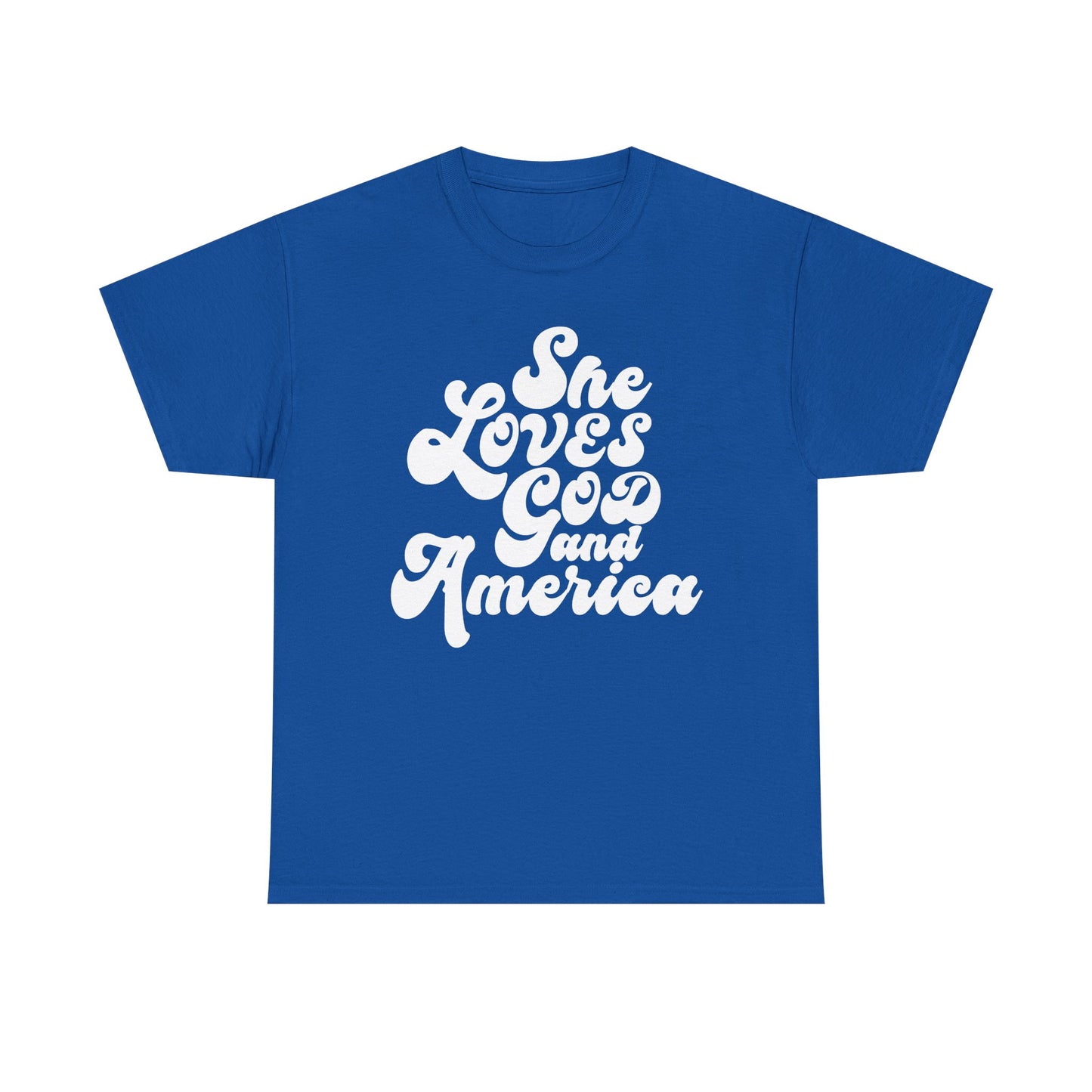 She loves God and America- Unisex Tee