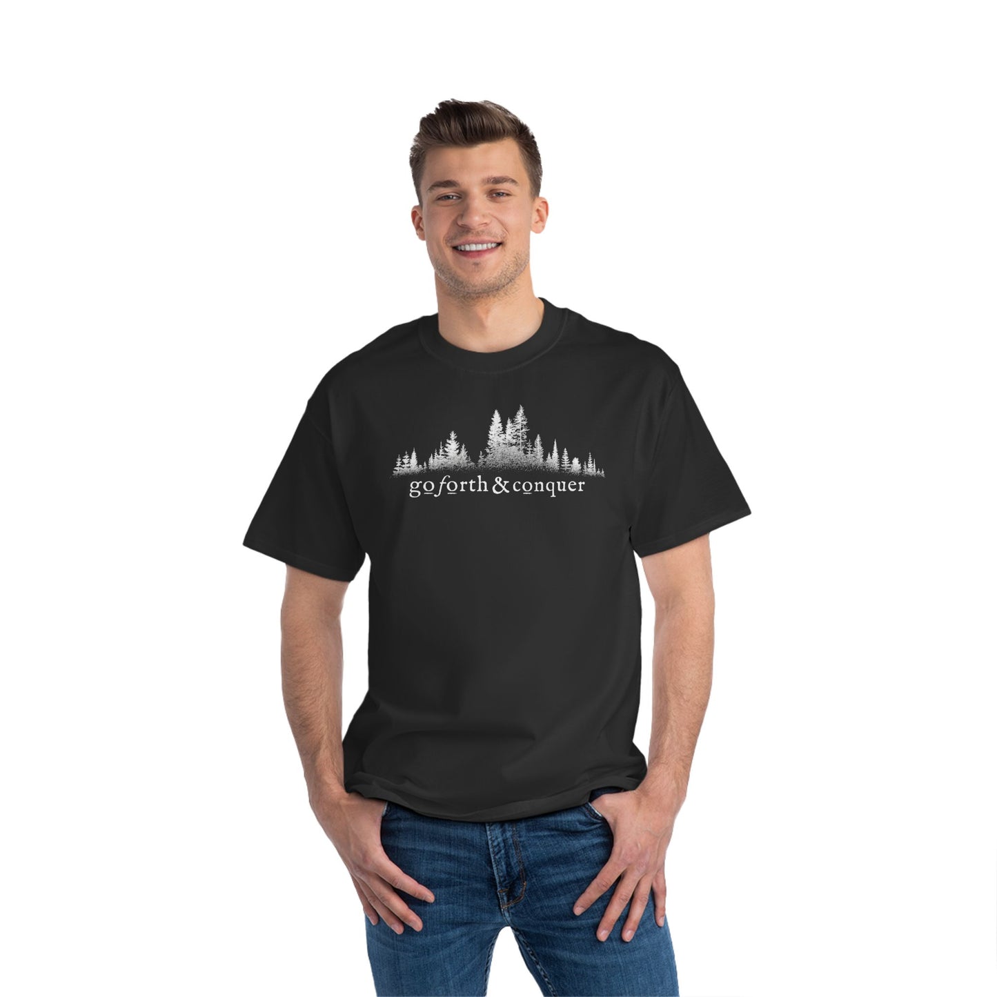 GO FORTH AND CONQUER ADVENTURE T-shirt