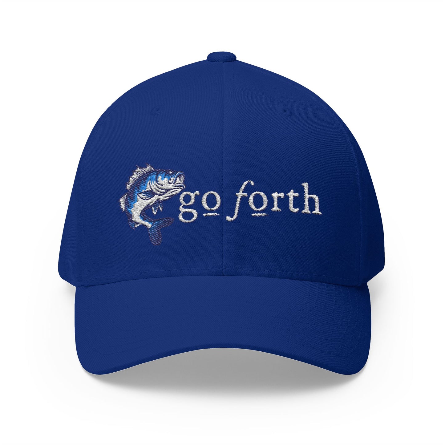 Go Forth, Outdoor Hat, Embroidered Fishing Cap -