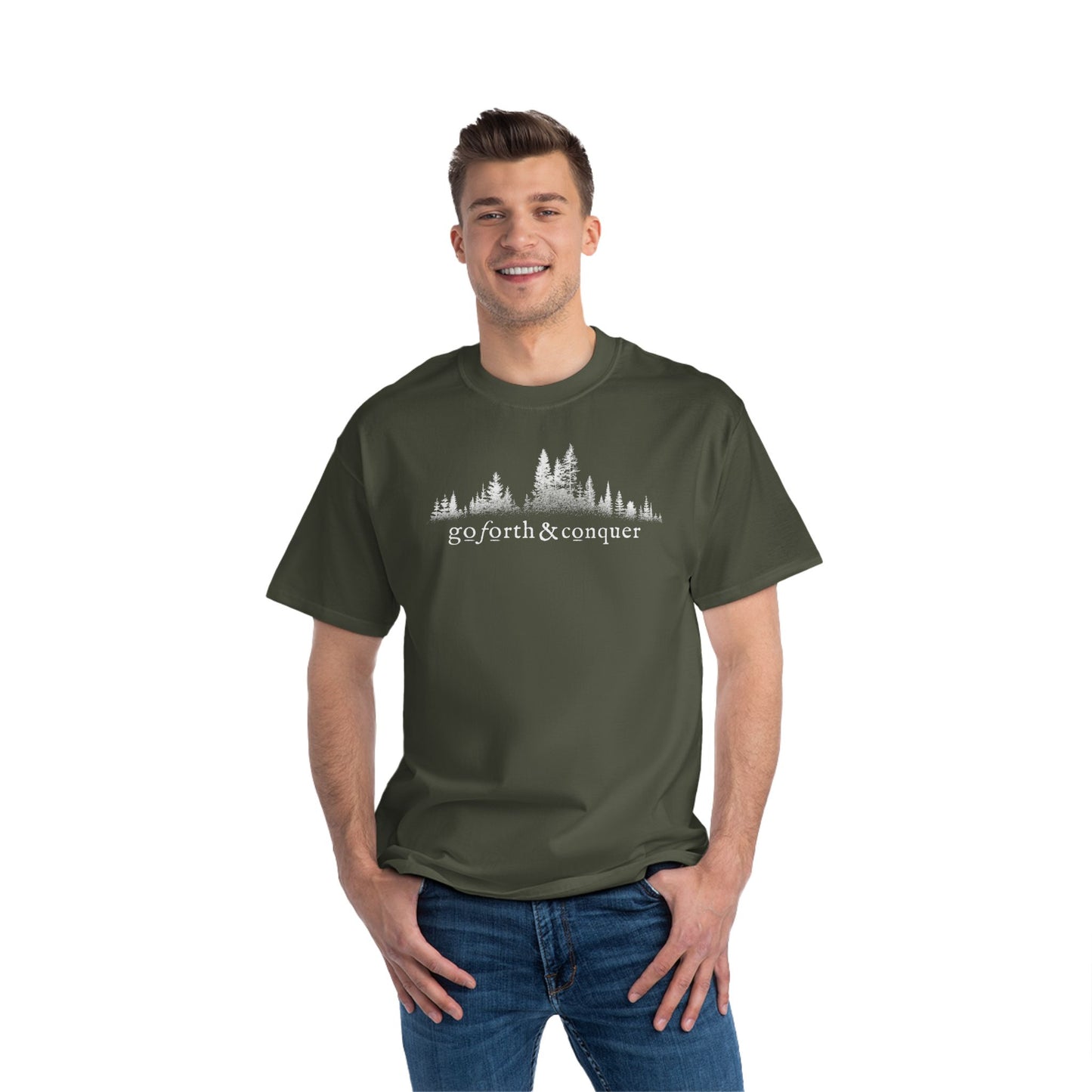 GO FORTH AND CONQUER ADVENTURE T-shirt