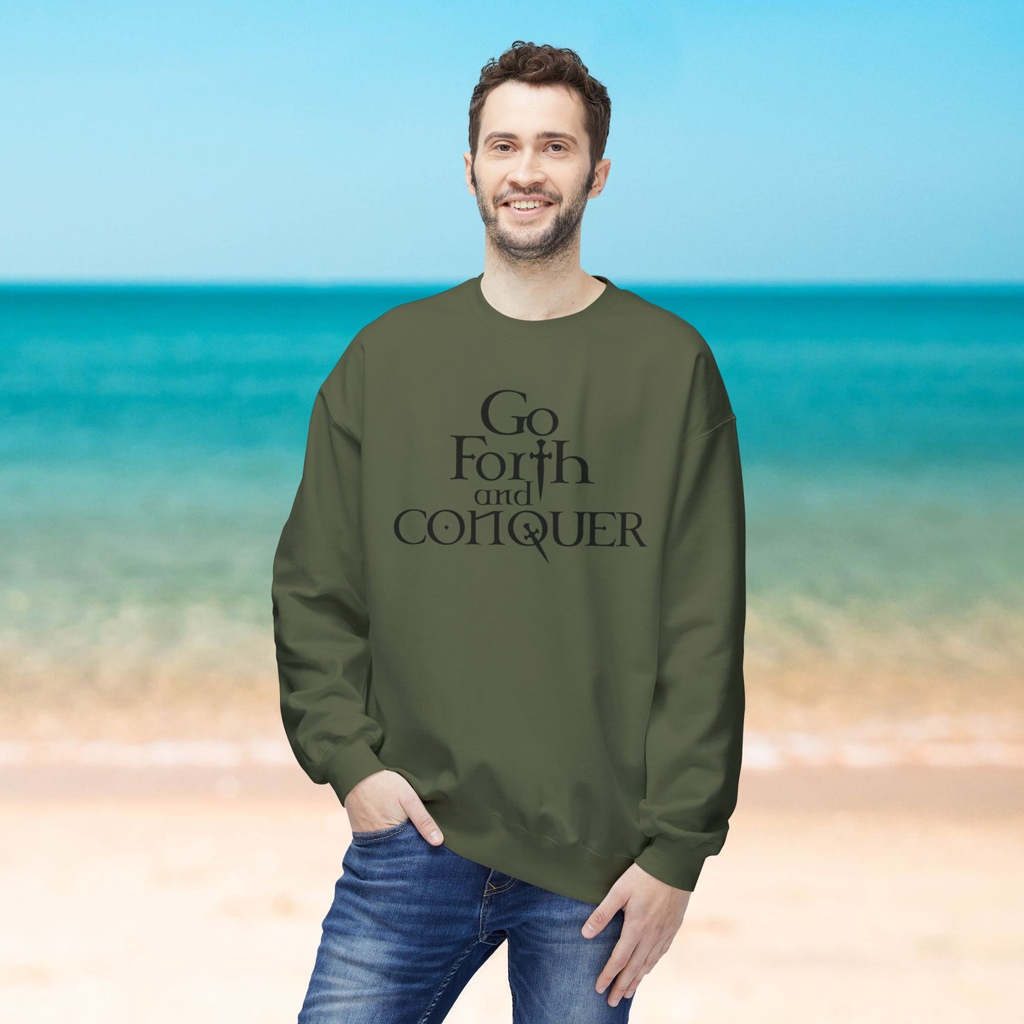 GO FORTH AND CONQUER - Unisex Sweatshirt