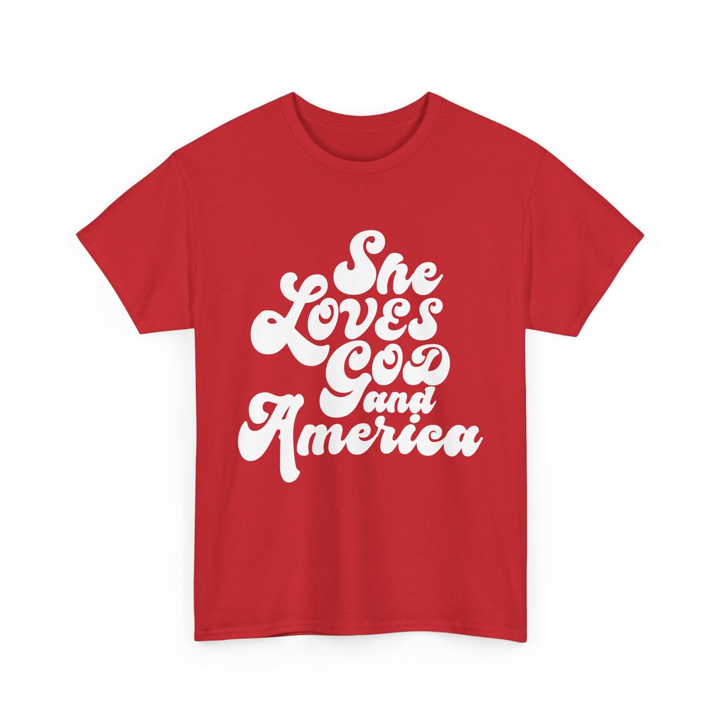 She loves God and America- Unisex Tee