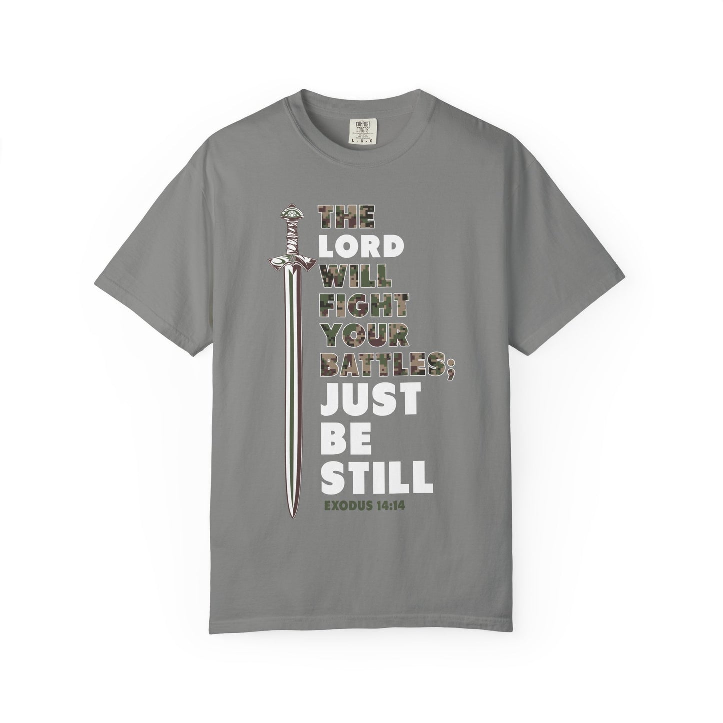 THE LORD WILL FIGHT YOUR BATTLES Oversized Tee