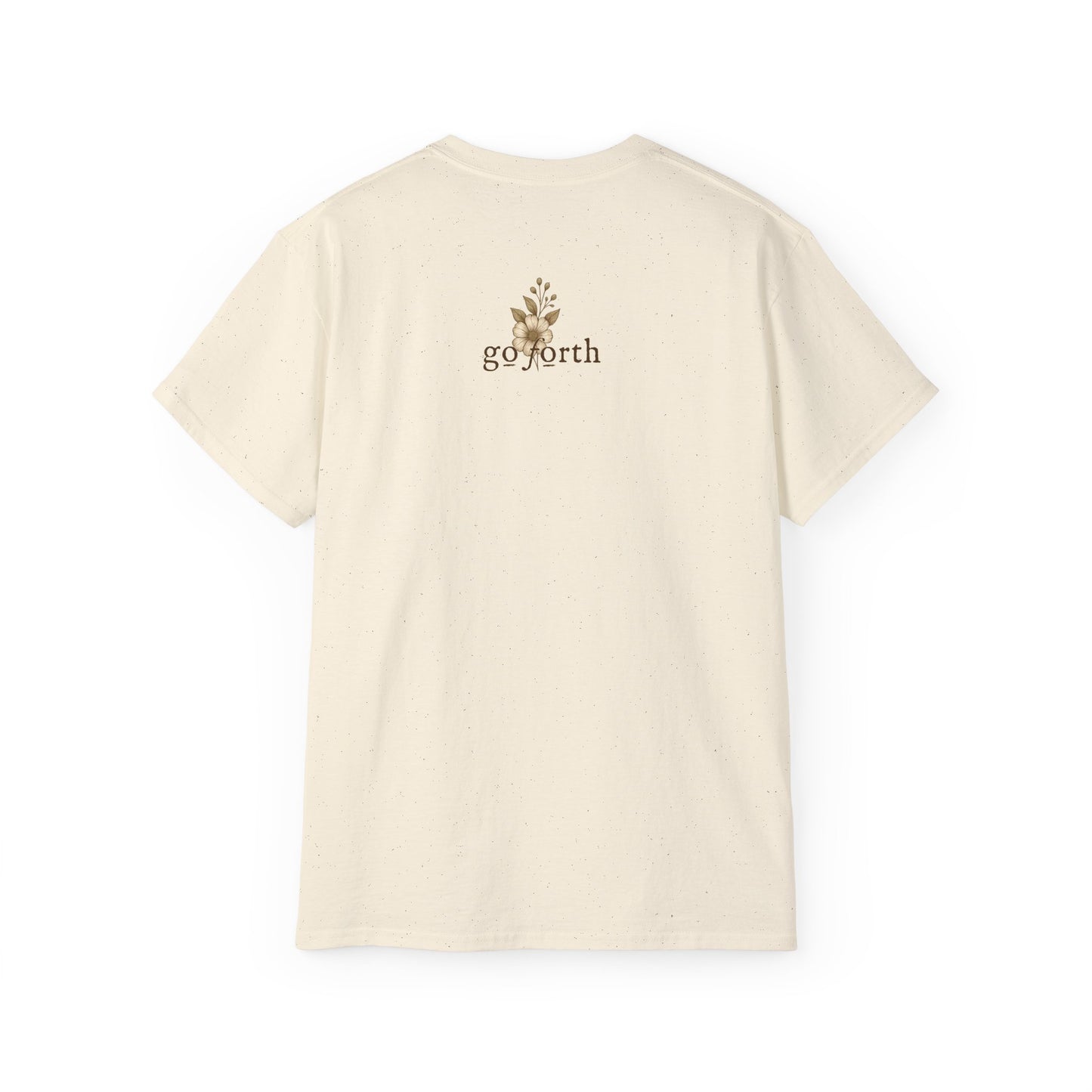 AMAZING GRACE HOW SWEET THE SOUND Floral Gratitude Tee, Inspirational Cotton Shirt for Everyday Wear, Grateful, Blessed, Gift Idea for Friends, Spring Fashion