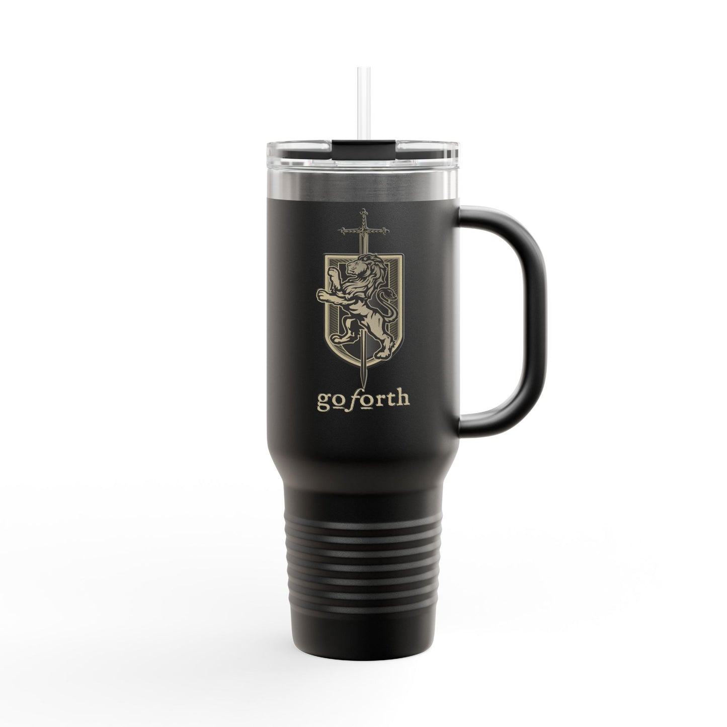 FEAR NOT - I AM THY SHIELD Insulated Travel Mug, 40oz