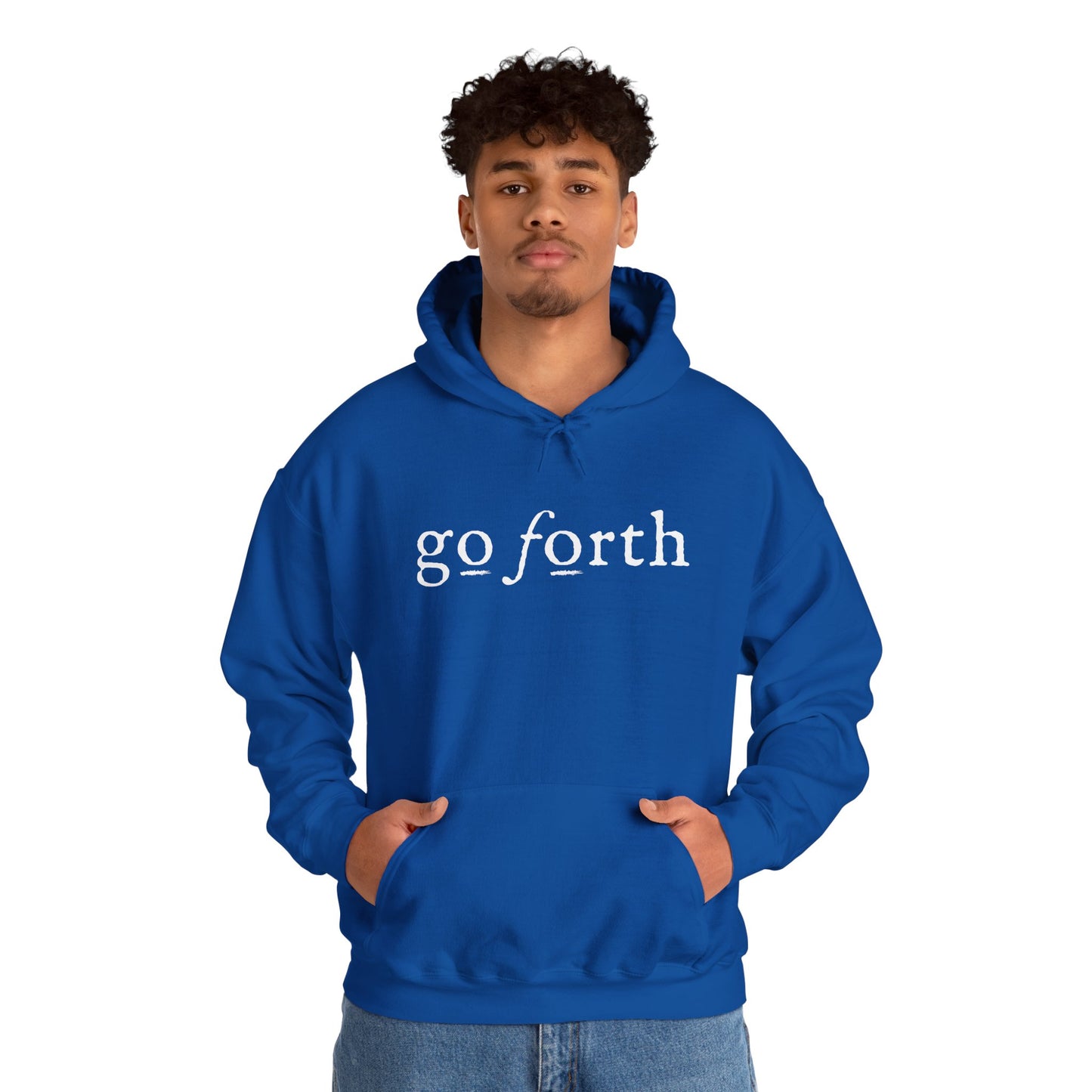 GO FORTH MEN'S Hooded Sweatshirt