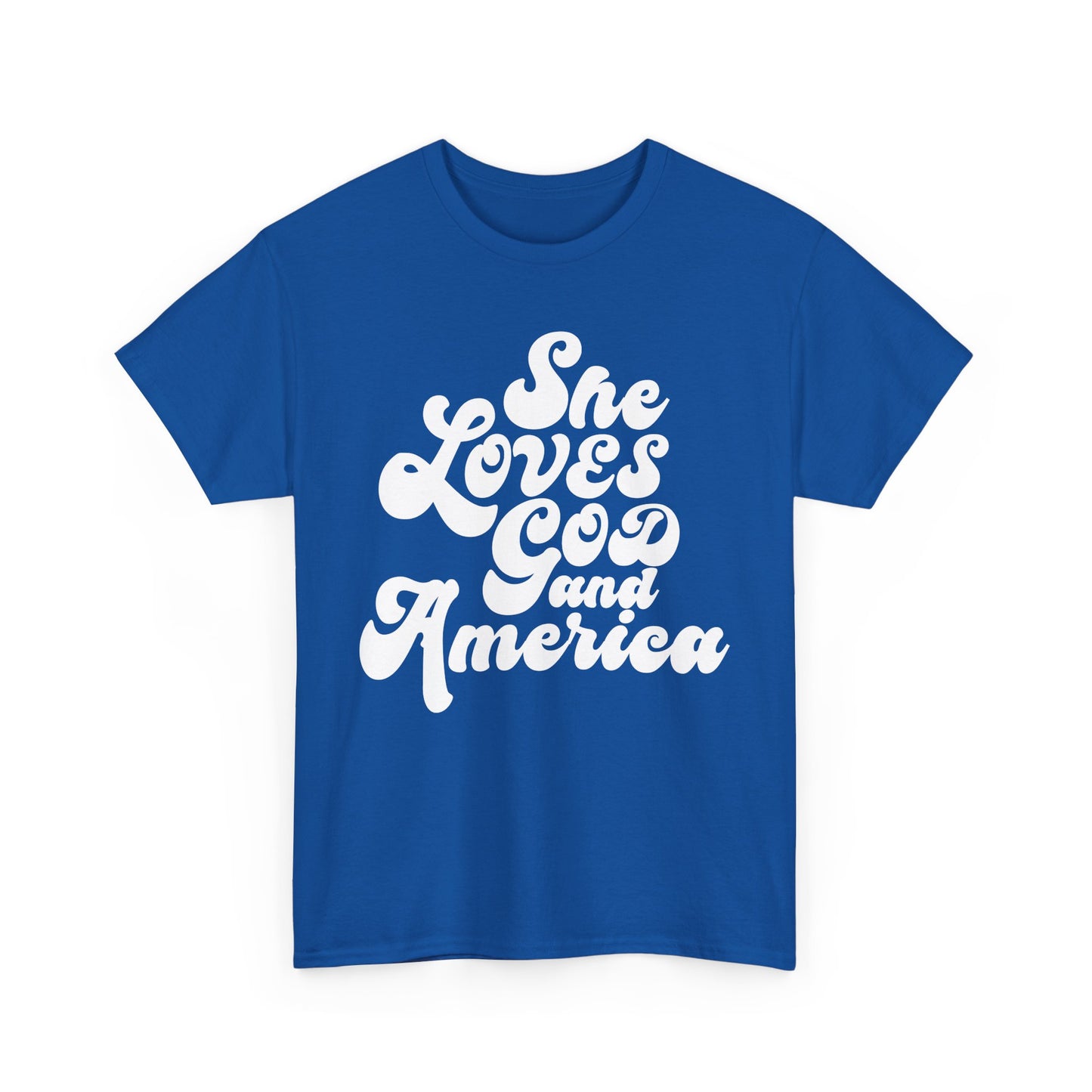 She loves God and America- Unisex Tee