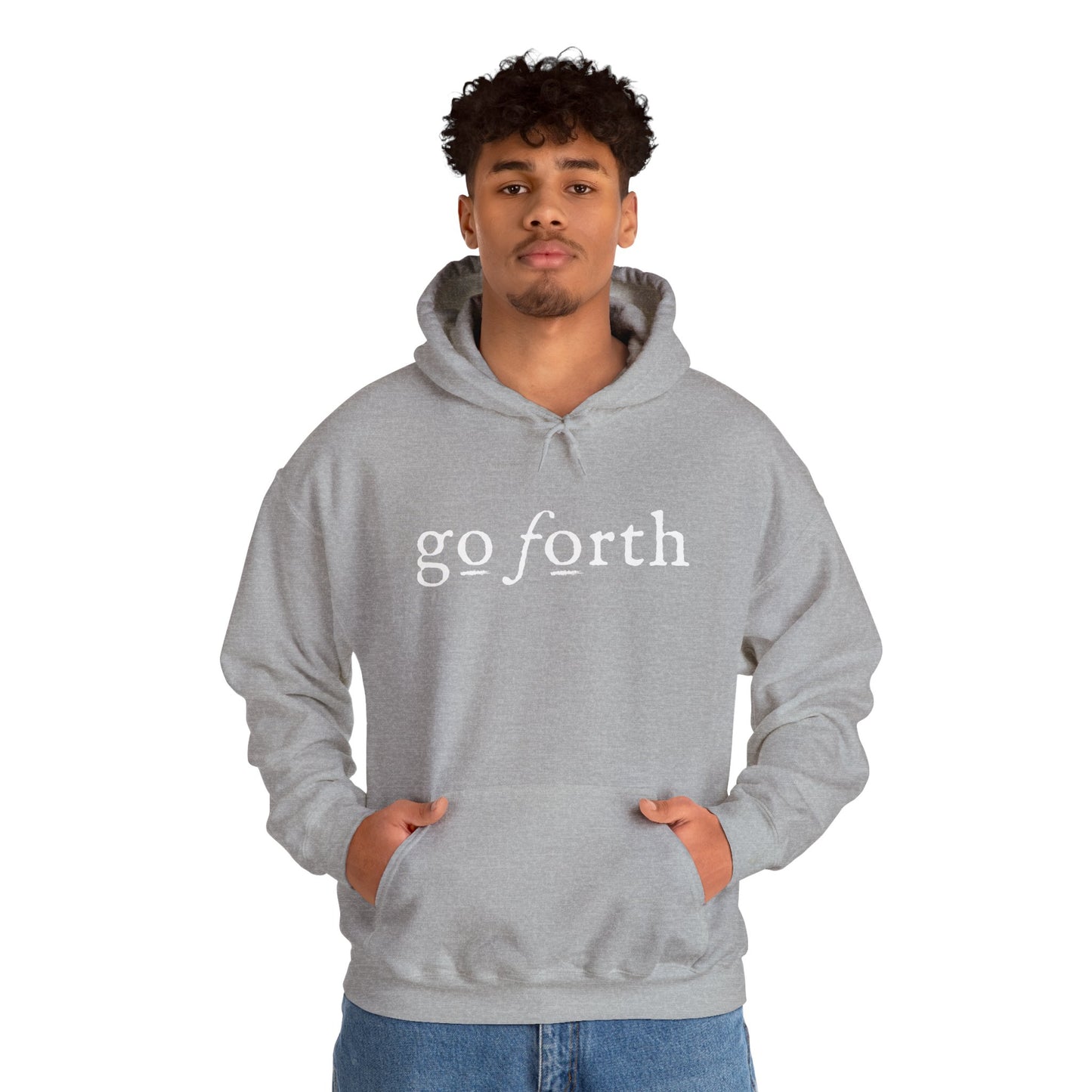 GO FORTH MEN'S Hooded Sweatshirt