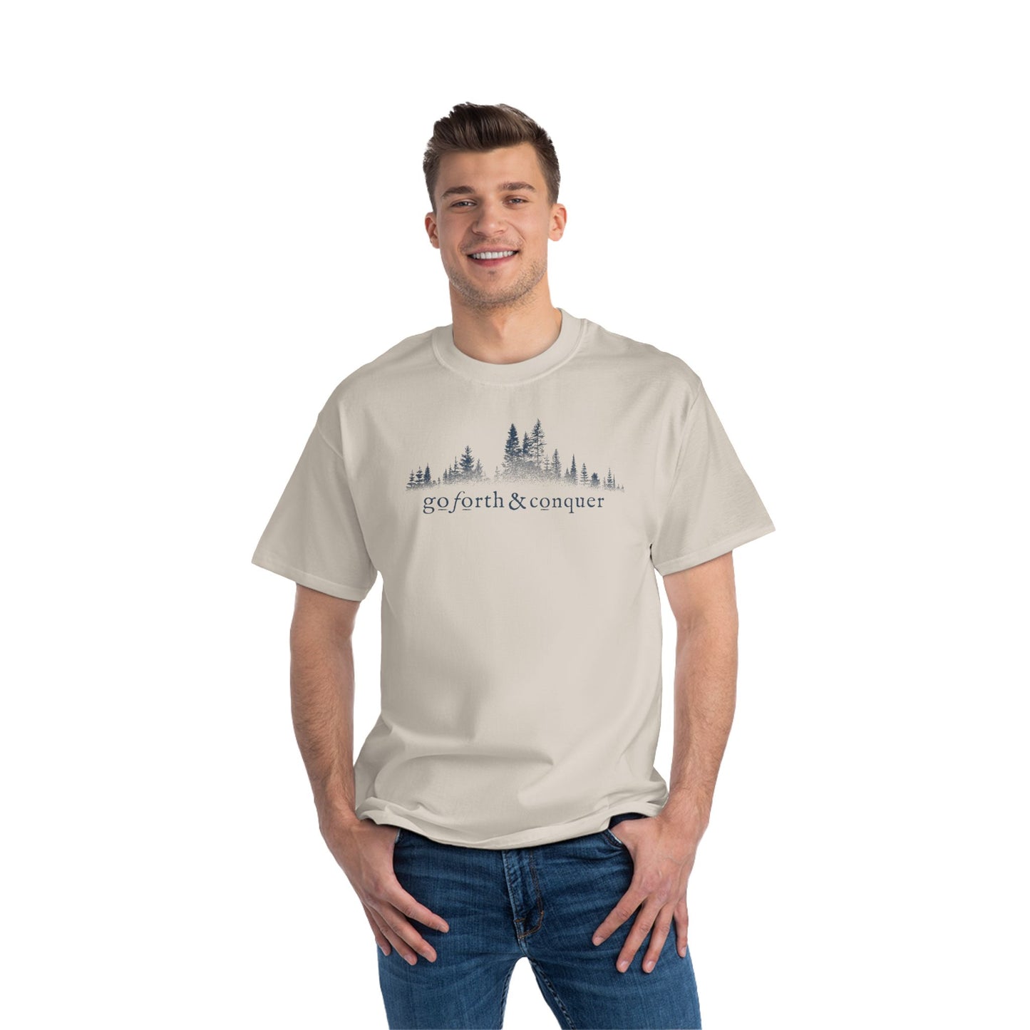 GO FORTH AND CONQUER ADVENTURE T-shirt