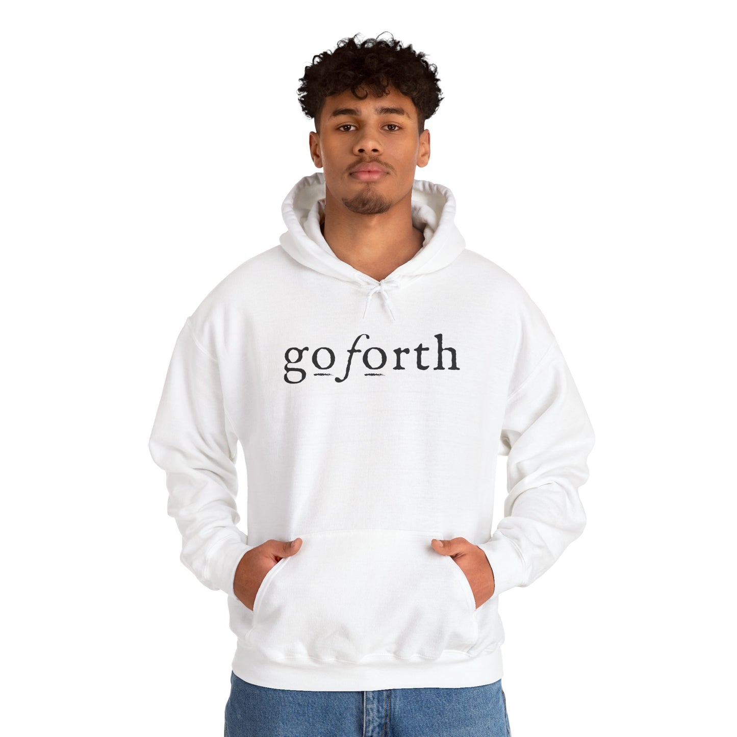 GO FORTH MEN'S Hooded Sweatshirt