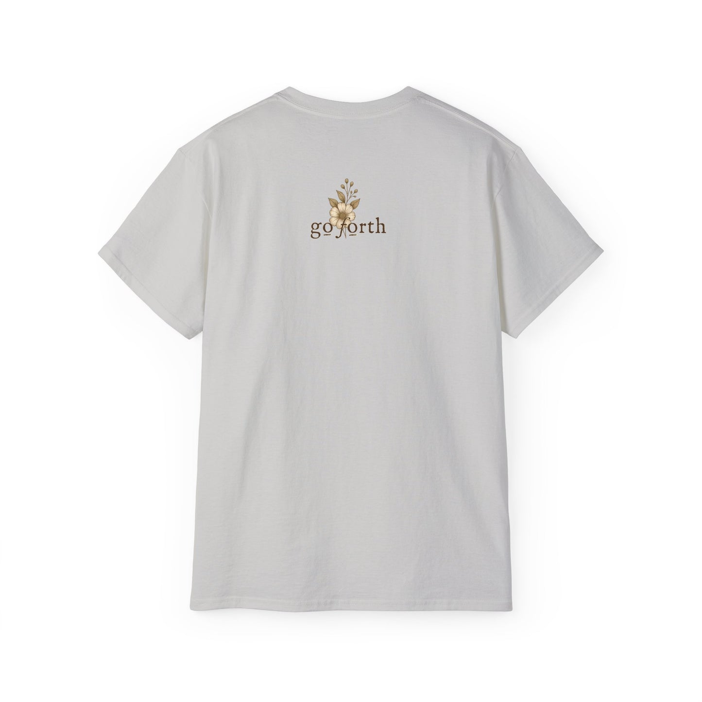 AMAZING GRACE HOW SWEET THE SOUND Floral Gratitude Tee, Inspirational Cotton Shirt for Everyday Wear, Grateful, Blessed, Gift Idea for Friends, Spring Fashion