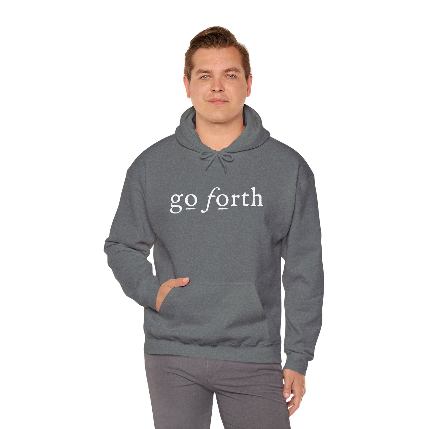 GO FORTH MEN'S Hooded Sweatshirt