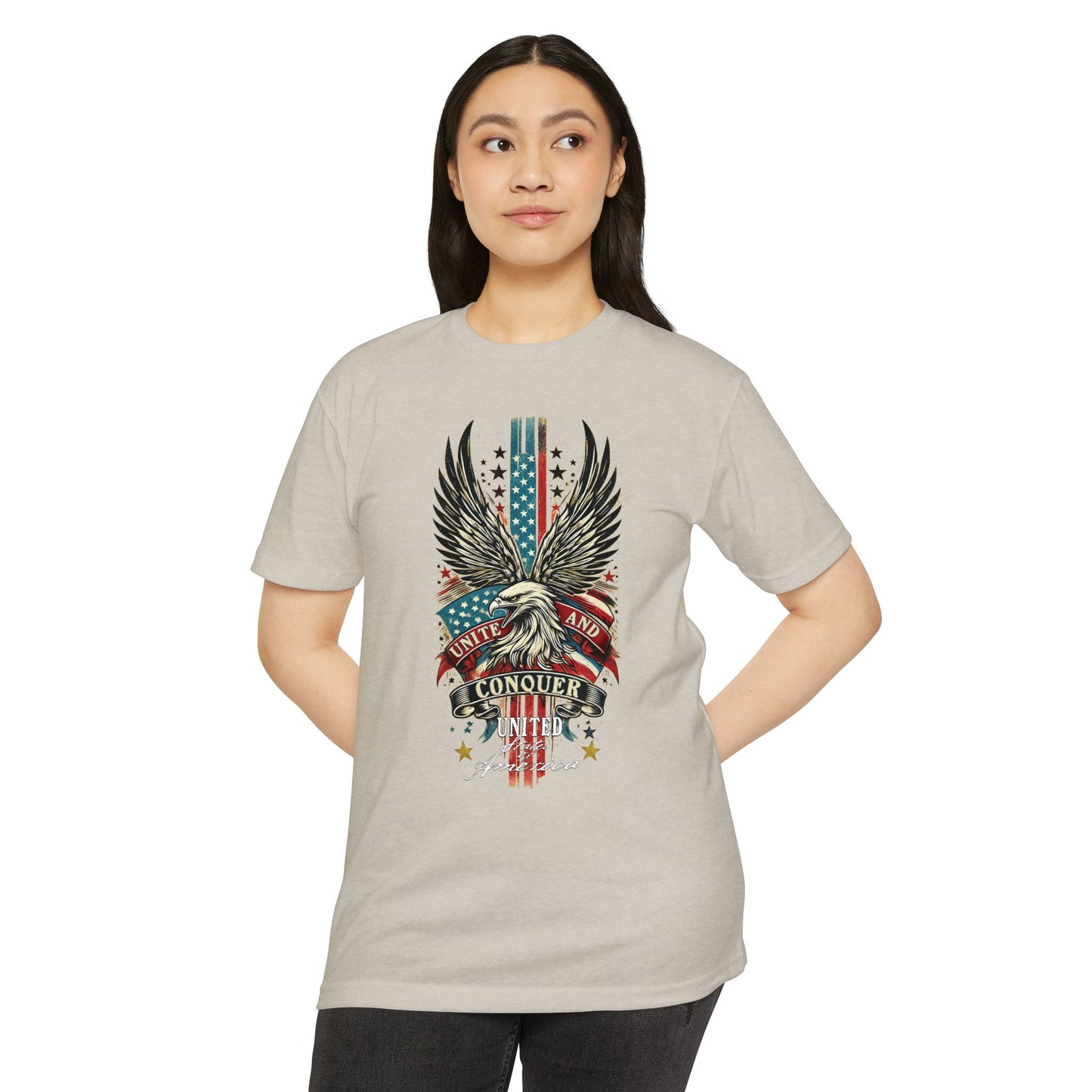 UNITE AND CONQUER Unisex CVC Jersey T-shirt