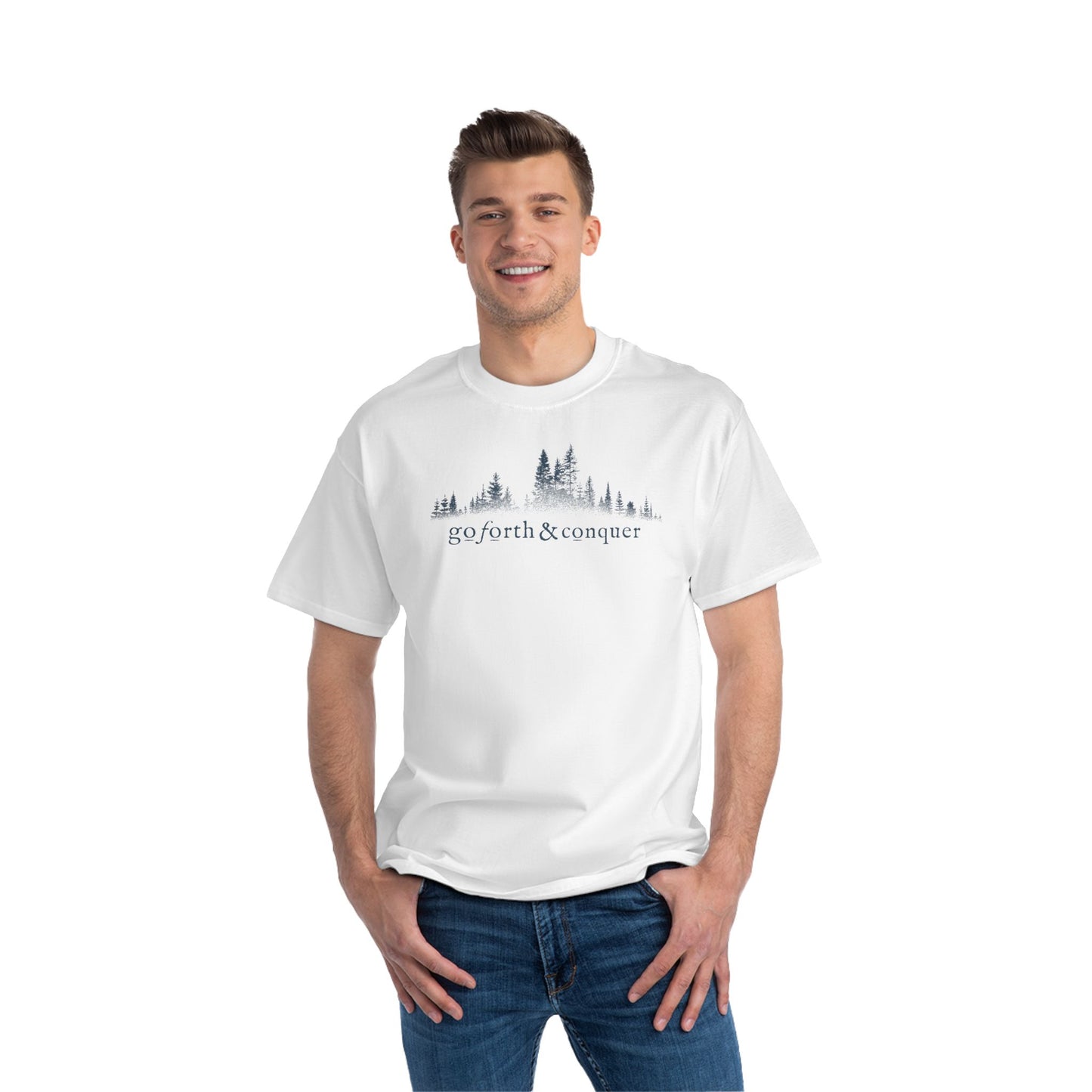 GO FORTH AND CONQUER ADVENTURE T-shirt