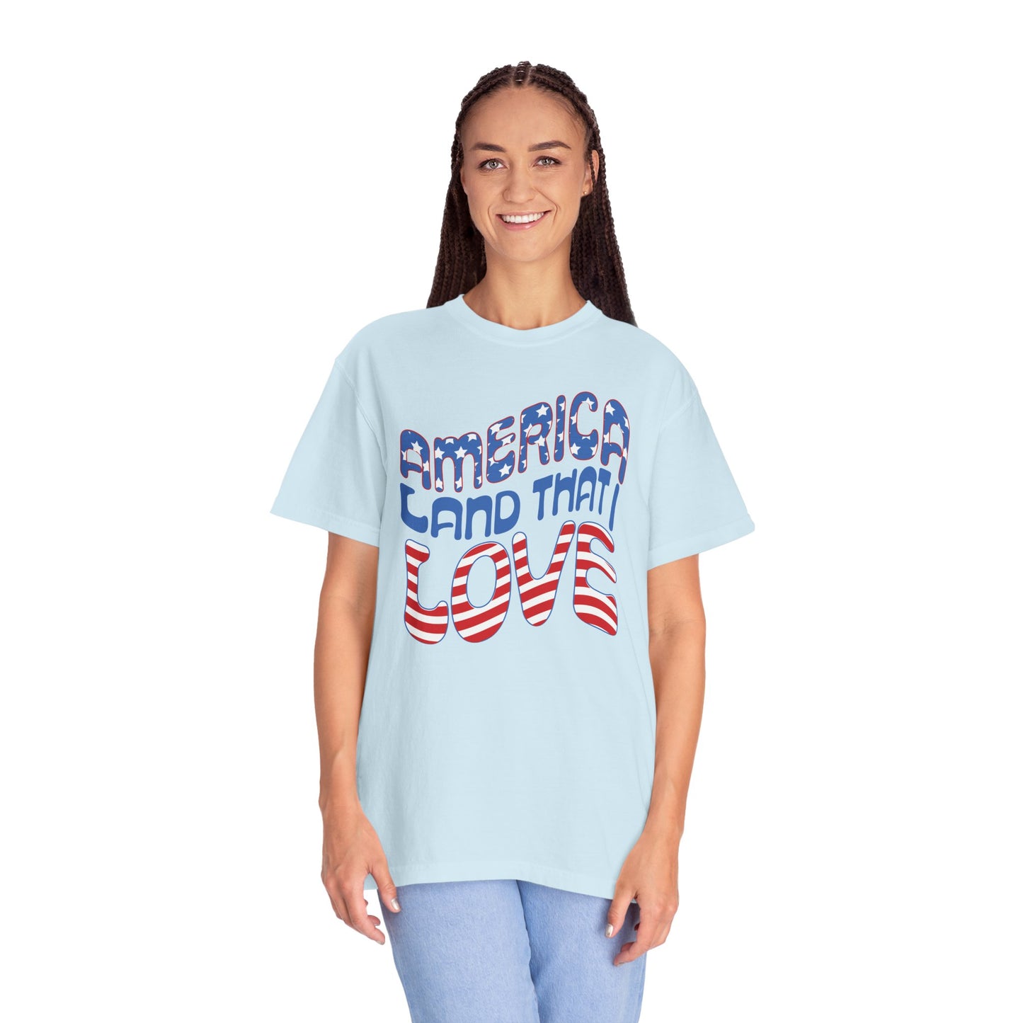 AMERICA LAND THAT I LOVE - Patriotic T-Shirt