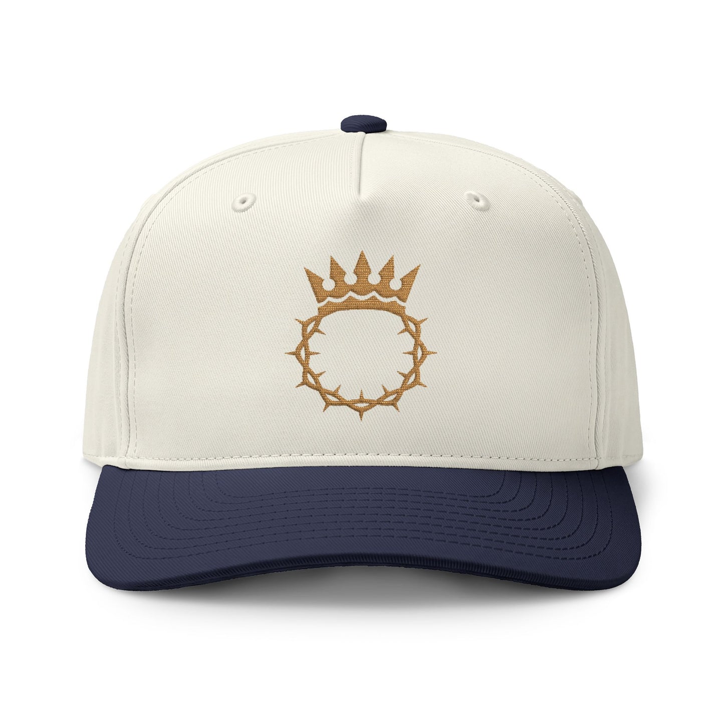 Embroidered Crown of Thorns Two-Tone Cap