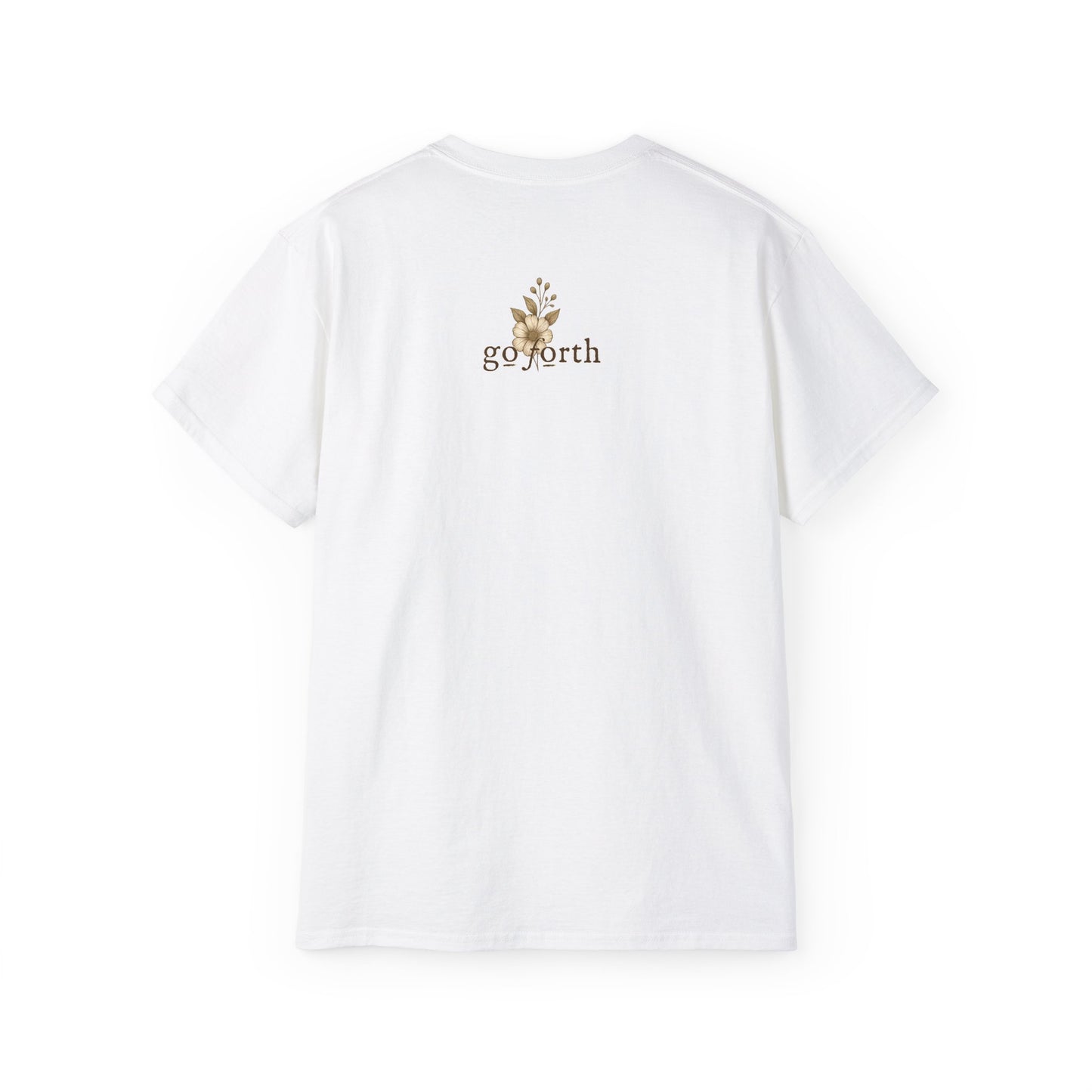 AMAZING GRACE HOW SWEET THE SOUND Floral Gratitude Tee, Inspirational Cotton Shirt for Everyday Wear, Grateful, Blessed, Gift Idea for Friends, Spring Fashion