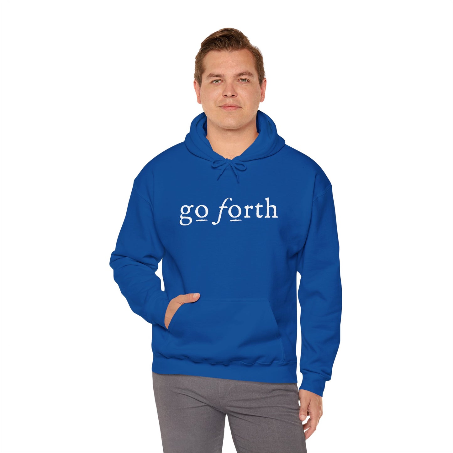 GO FORTH MEN'S Hooded Sweatshirt