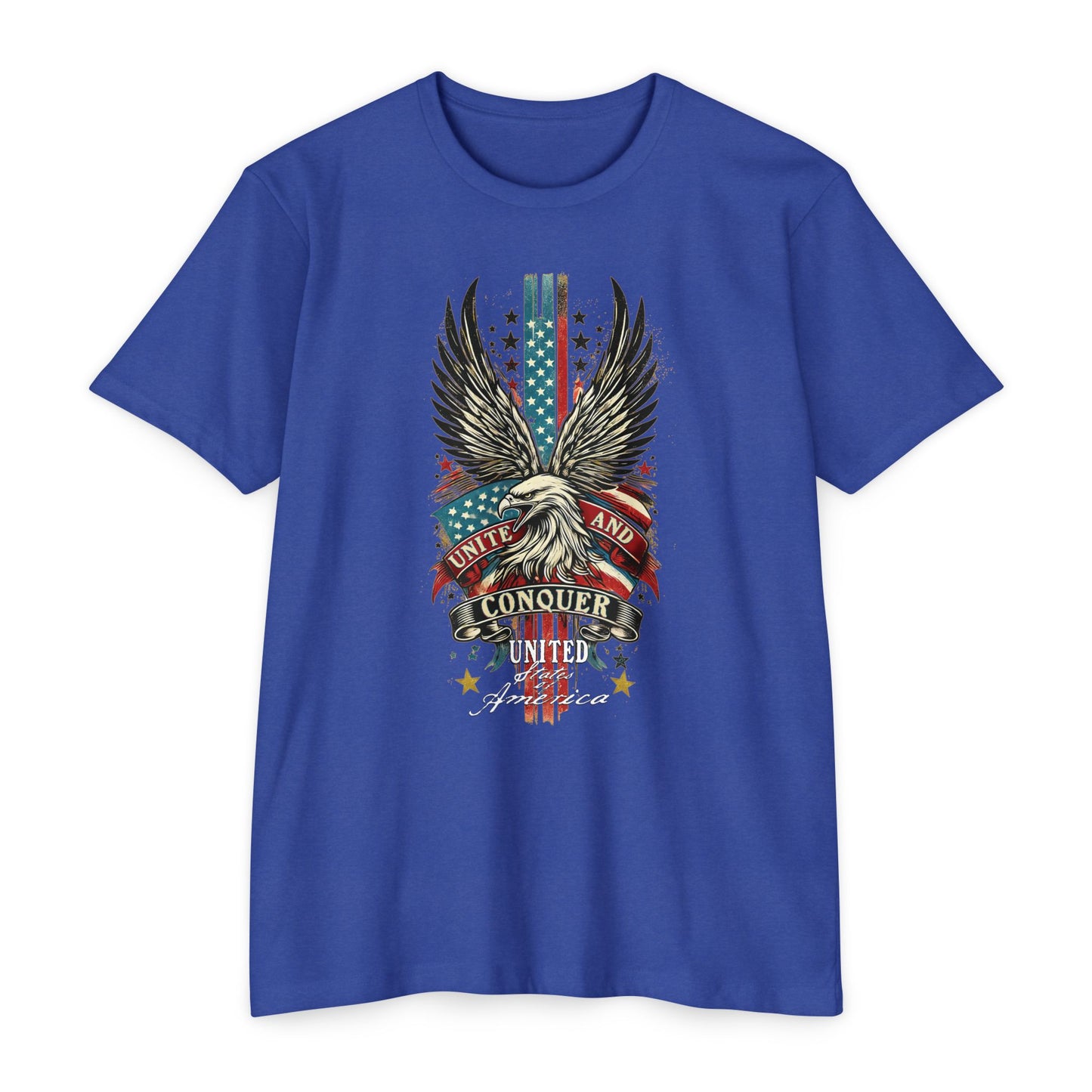 UNITE AND CONQUER Unisex CVC Jersey T-shirt