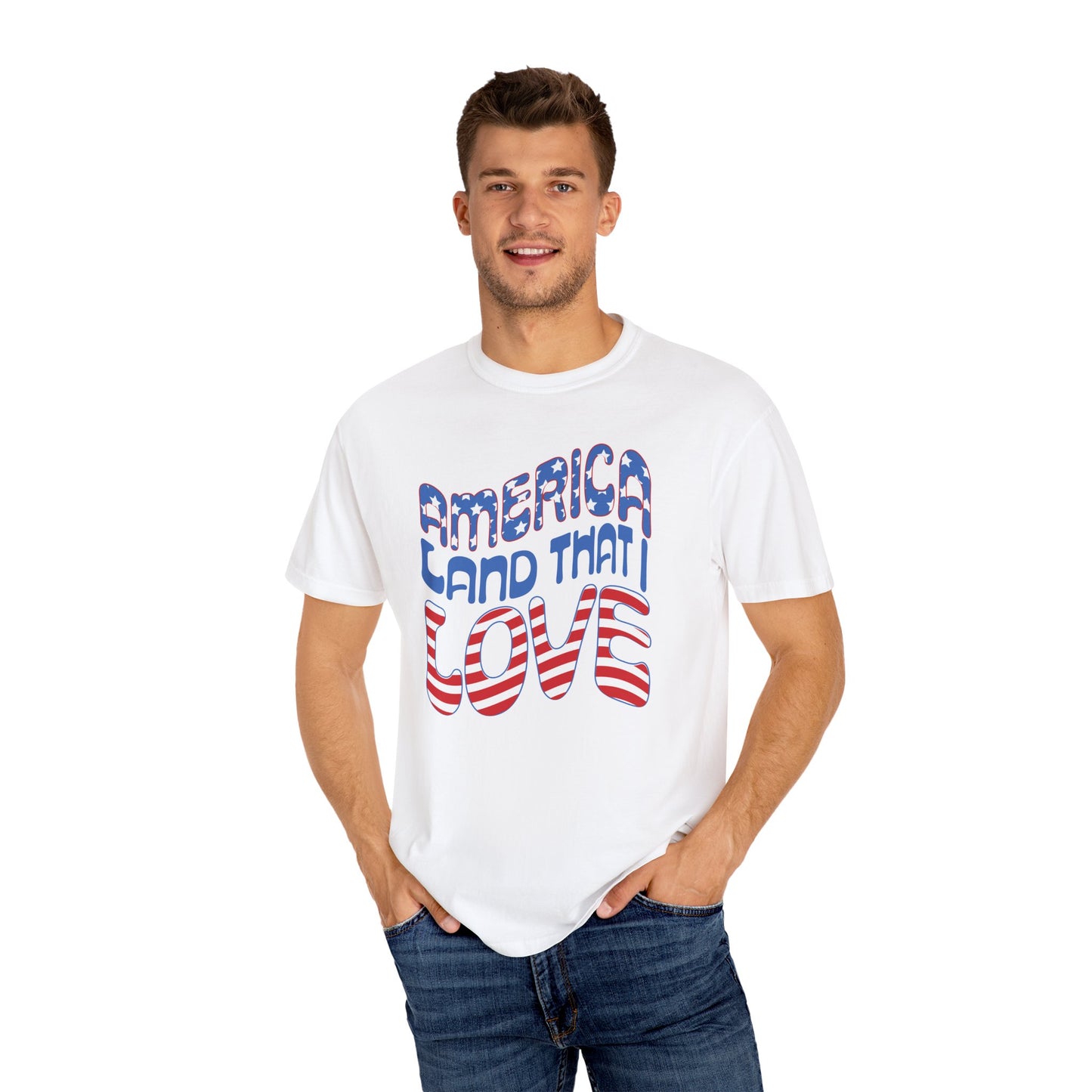 AMERICA LAND THAT I LOVE - Patriotic T-Shirt