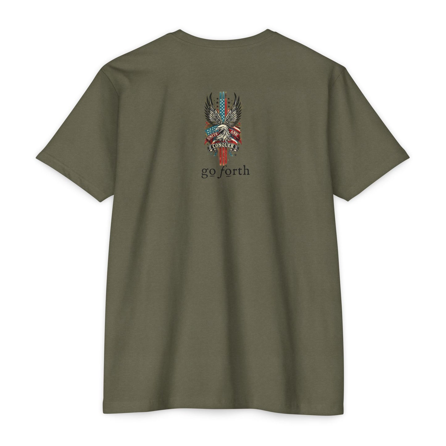 UNITE AND CONQUER Unisex CVC Jersey T-shirt