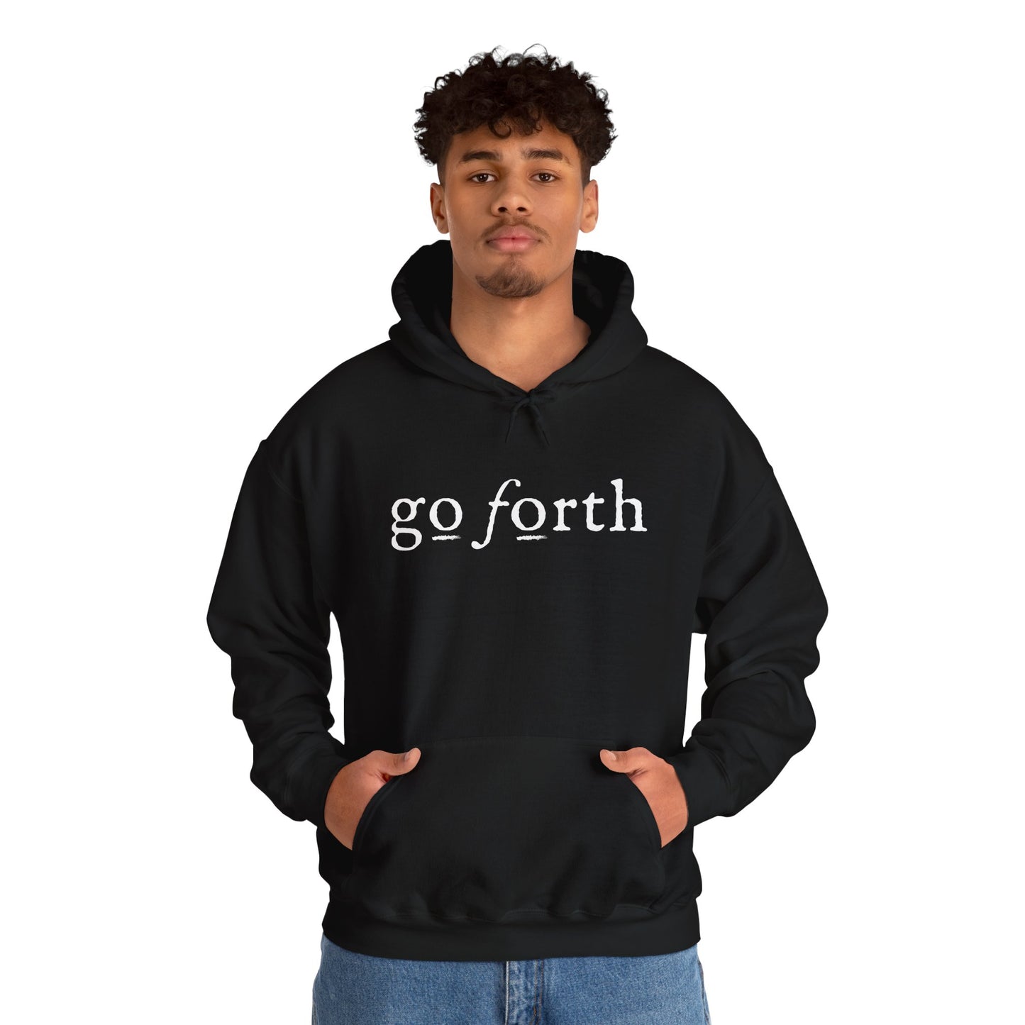 GO FORTH MEN'S Hooded Sweatshirt