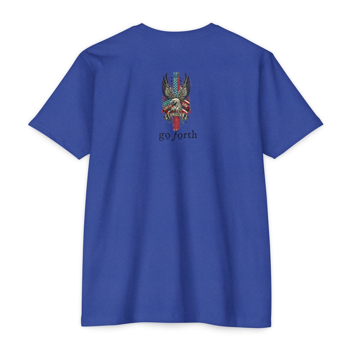 UNITE AND CONQUER Unisex CVC Jersey T-shirt