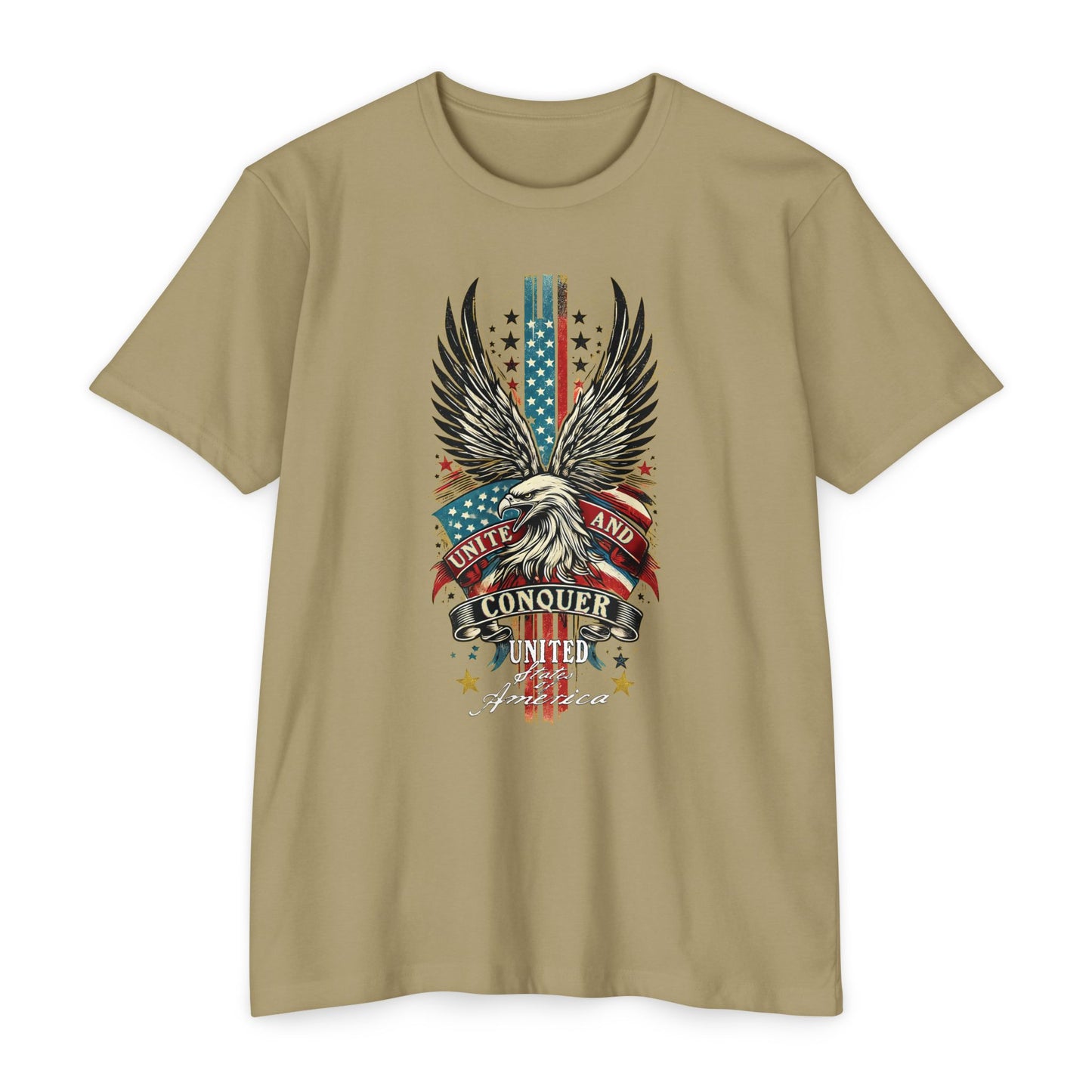 UNITE AND CONQUER Unisex CVC Jersey T-shirt