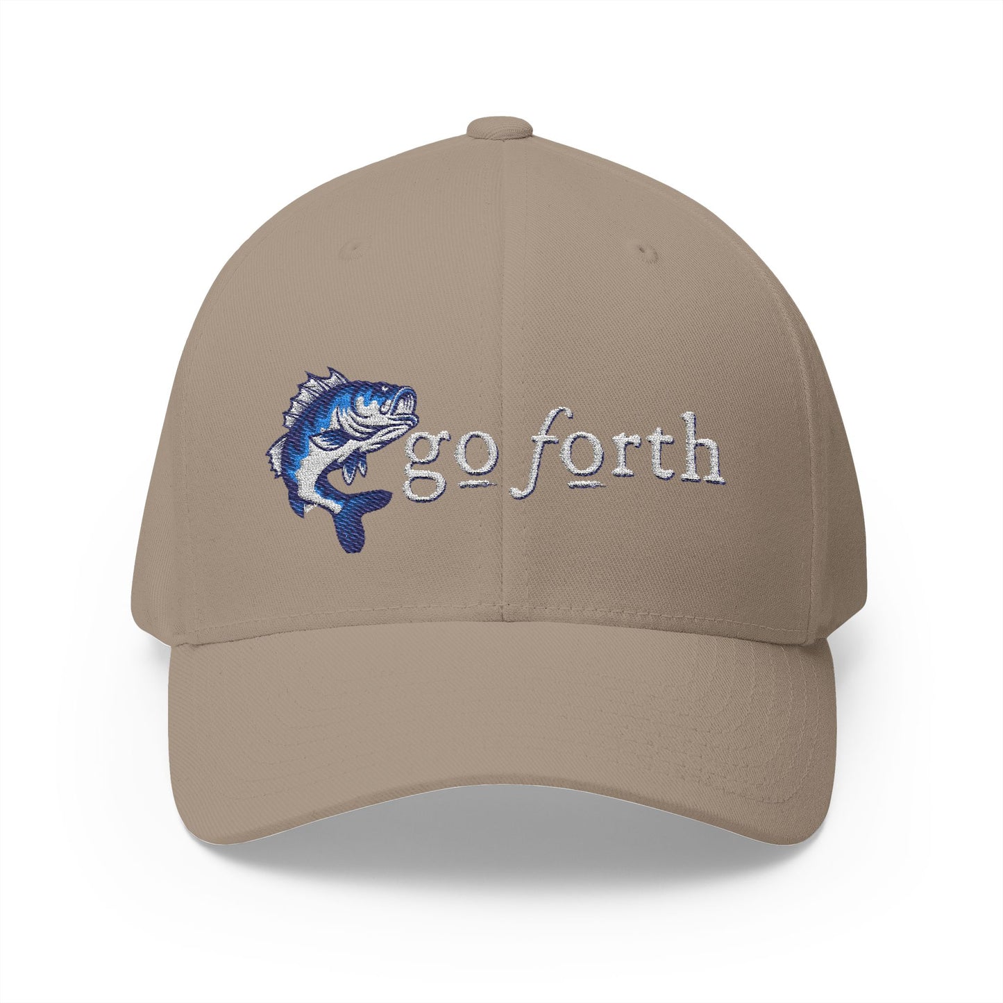 Go Forth, Outdoor Hat, Embroidered Fishing Cap -