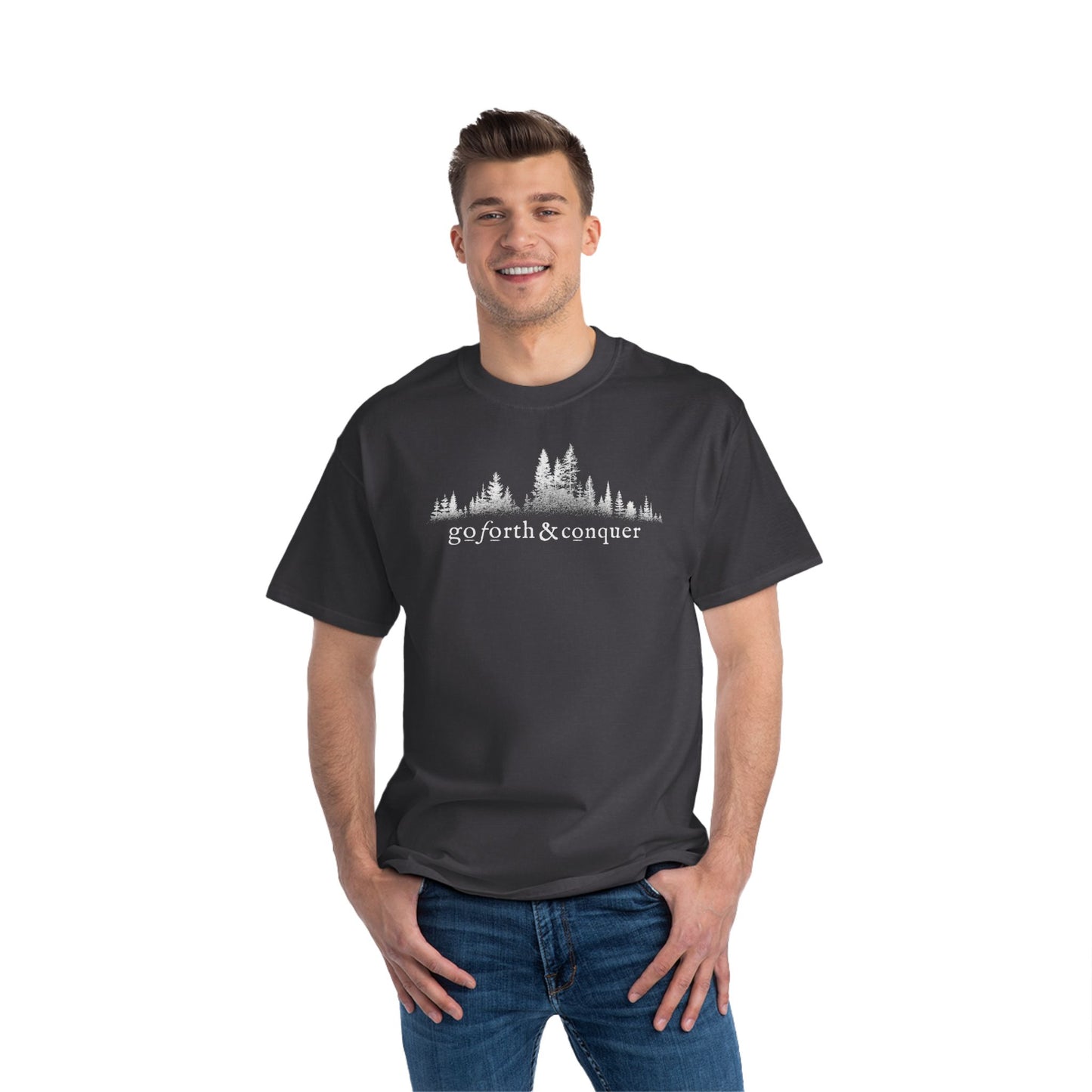 GO FORTH AND CONQUER ADVENTURE T-shirt